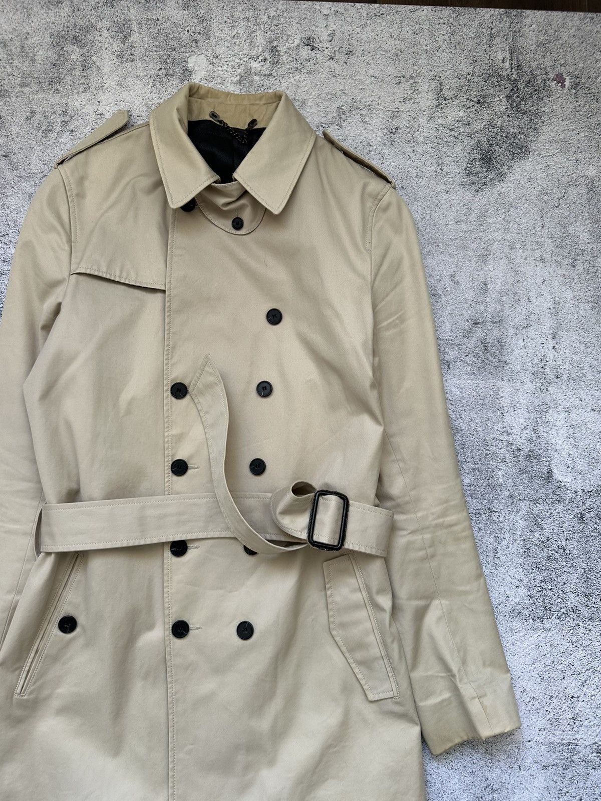 Sandro Mens Sandro Trench Coat M Size Size US M / EU 48-50 / 2 - 3 Thumbnail