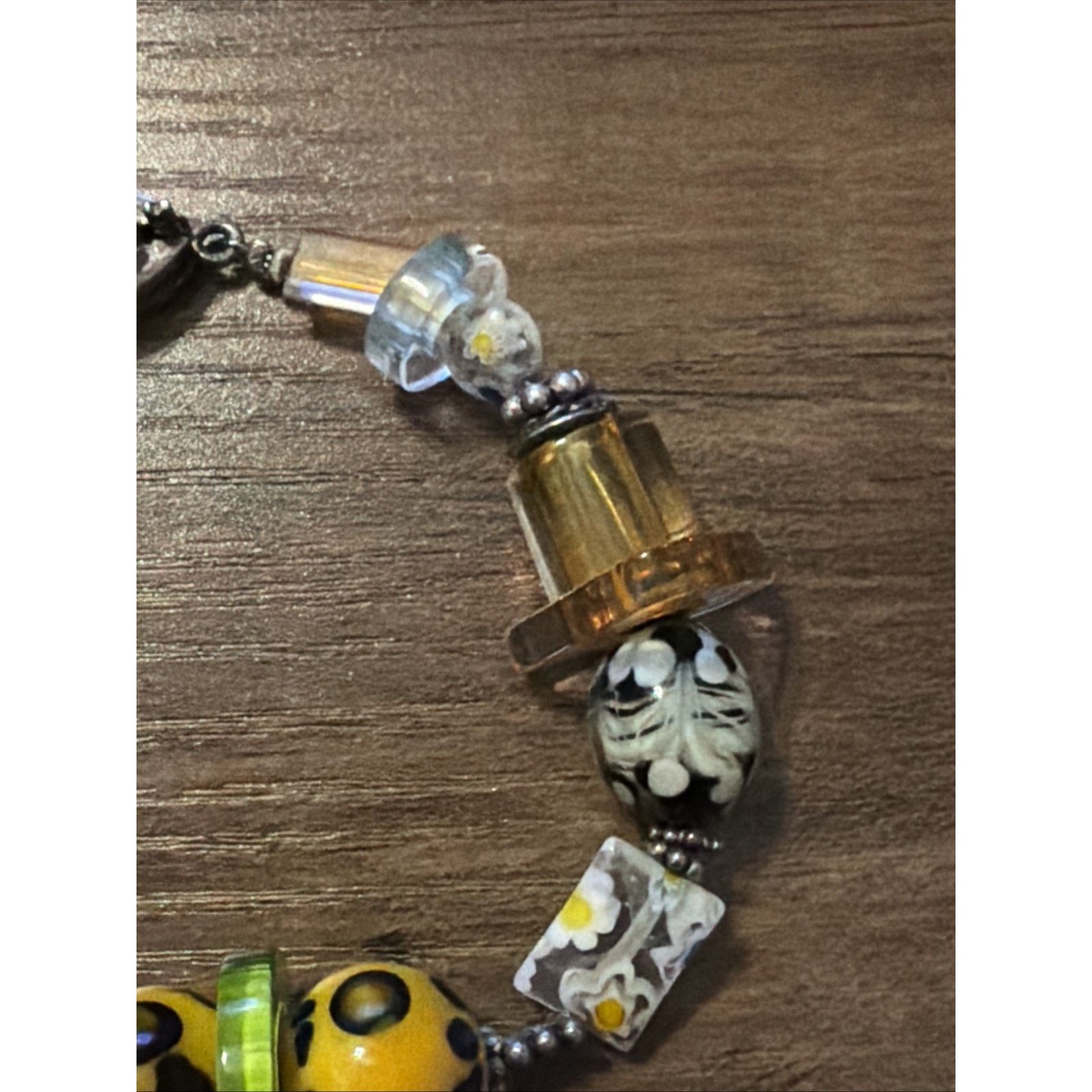 The Unbranded Brand Vintage Venetian Murano Glass Bracelets African Style Beads Size ONE SIZE - 5 Thumbnail