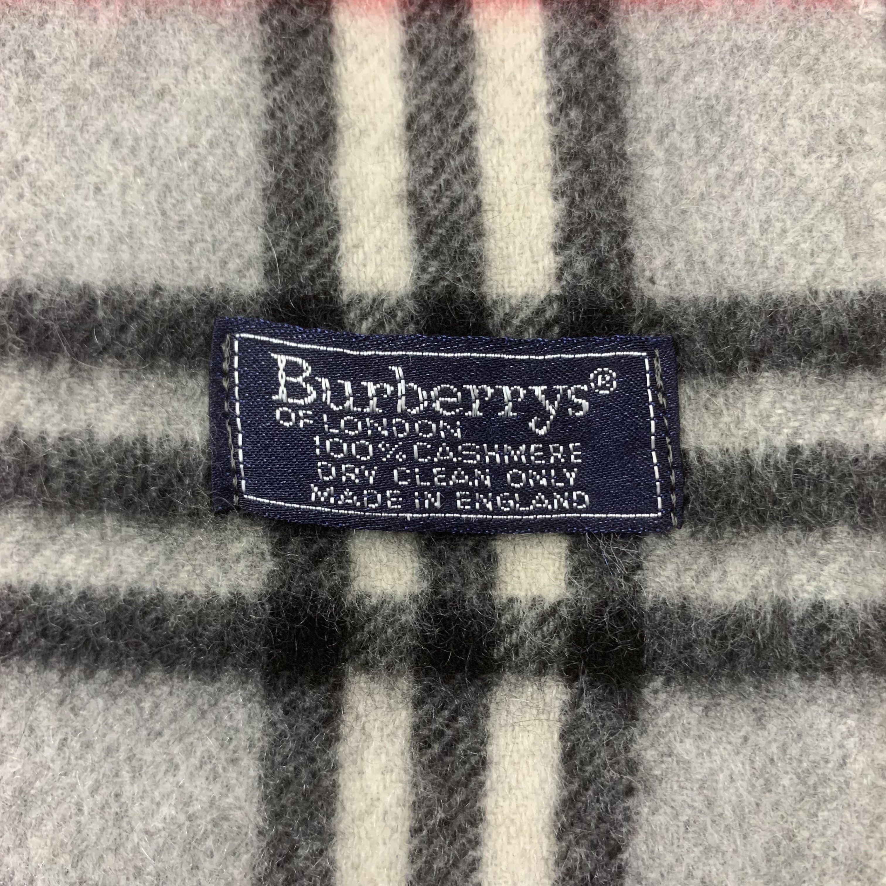 Burberry Burberry Scarf Cashmere Muffler Neck Wrap BL9274 Size ONE SIZE - 5 Thumbnail