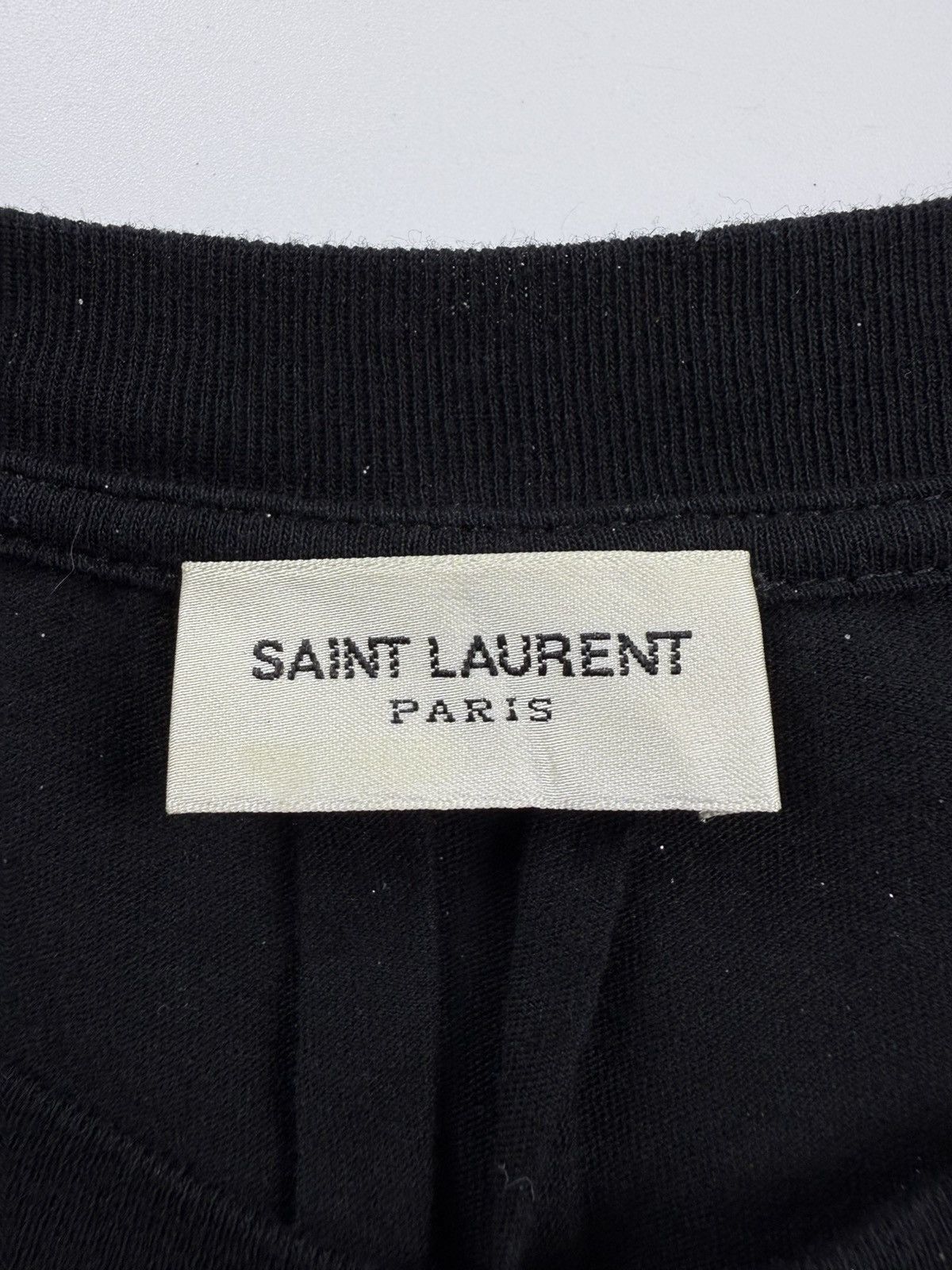 Saint Laurent Paris Saint Laurent Floral Tee Size US L / EU 52-54 / 3 - 8 Thumbnail