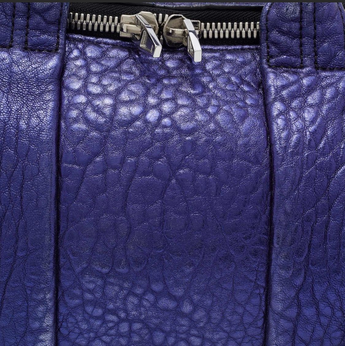 Alexander Wang Alexander Wang Metallic purple rockie leather purse Size ONE SIZE - 4 Thumbnail