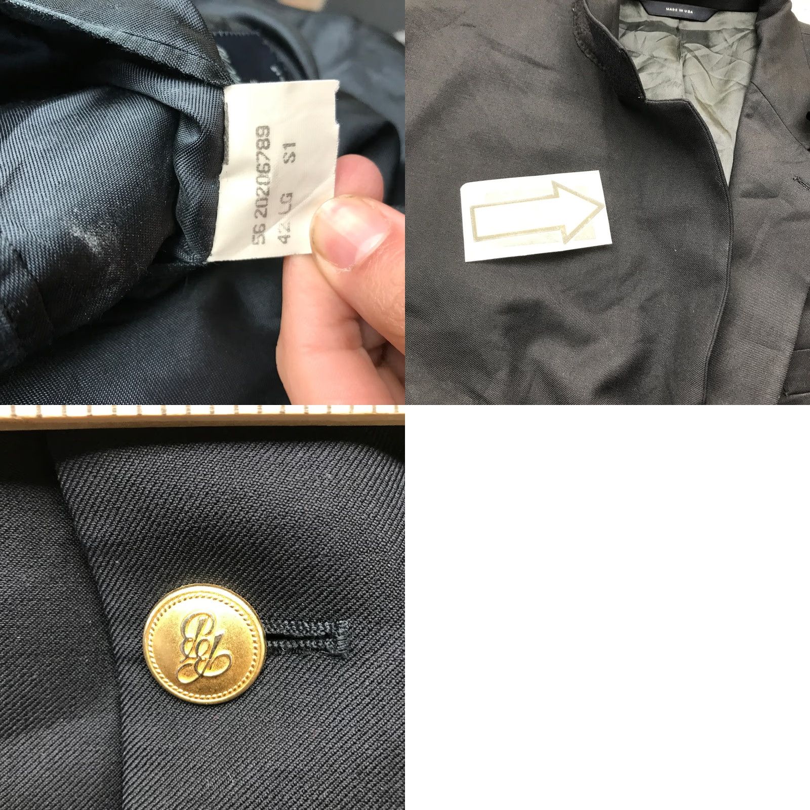 Brooks Brothers Brooks Brothers Brooksease Blazer Coat Mens L 42L Button Coat Blazer Navy Solid Pockets Wool? Polyester Blazer Mens Regular Fall Winter Jacket Size 42R - 9 Thumbnail