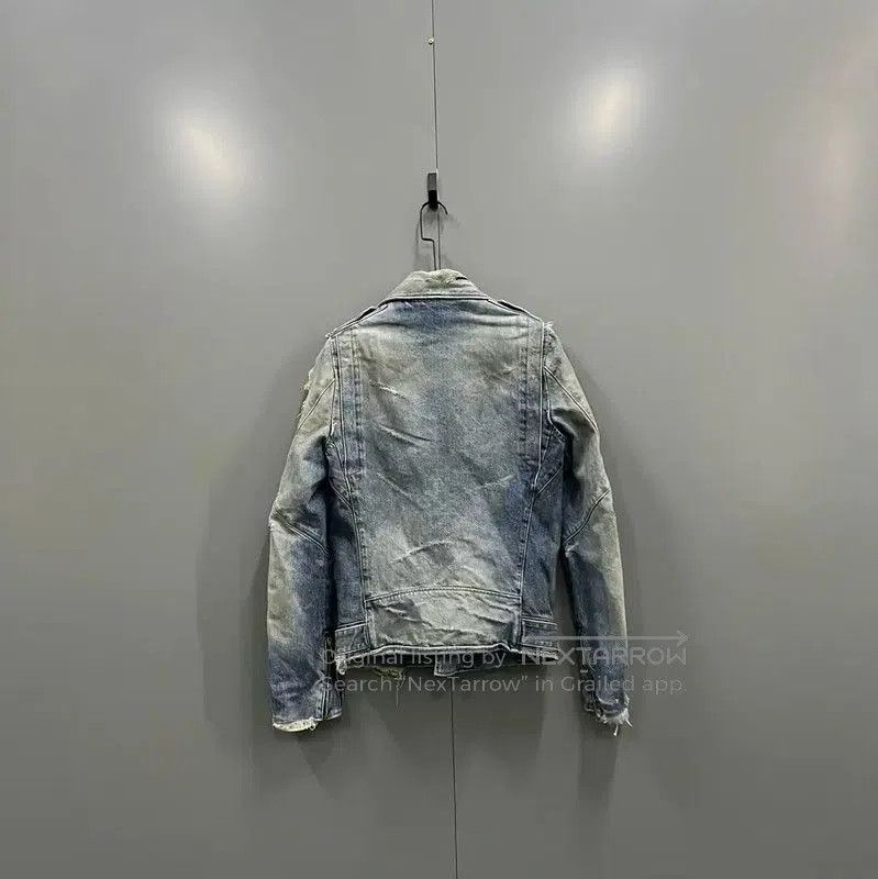 Balmain Balmain Blue Cotton Women's Jacket . Size XS / US 0-2 / IT 36-38 - 2 Thumbnail