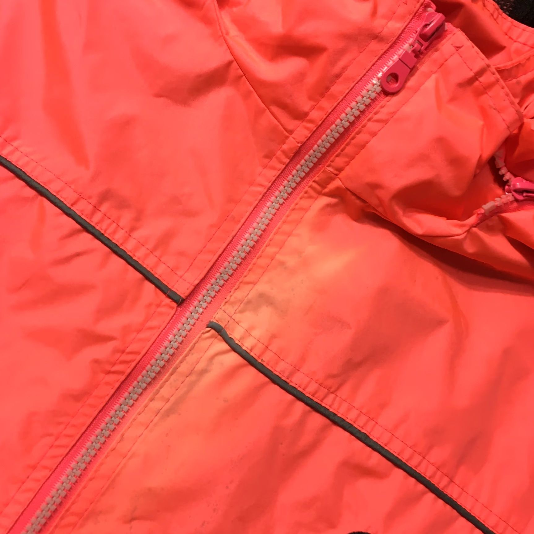 Vintage Cheneral Jacket Mens 2XL Hooded Full Zip Pink Black Rain Oregon Coast Windbreaker Reversible Lined Polyester Embroidered Coat Unknown Size US XXL / EU 58 / 5 - 4 Thumbnail