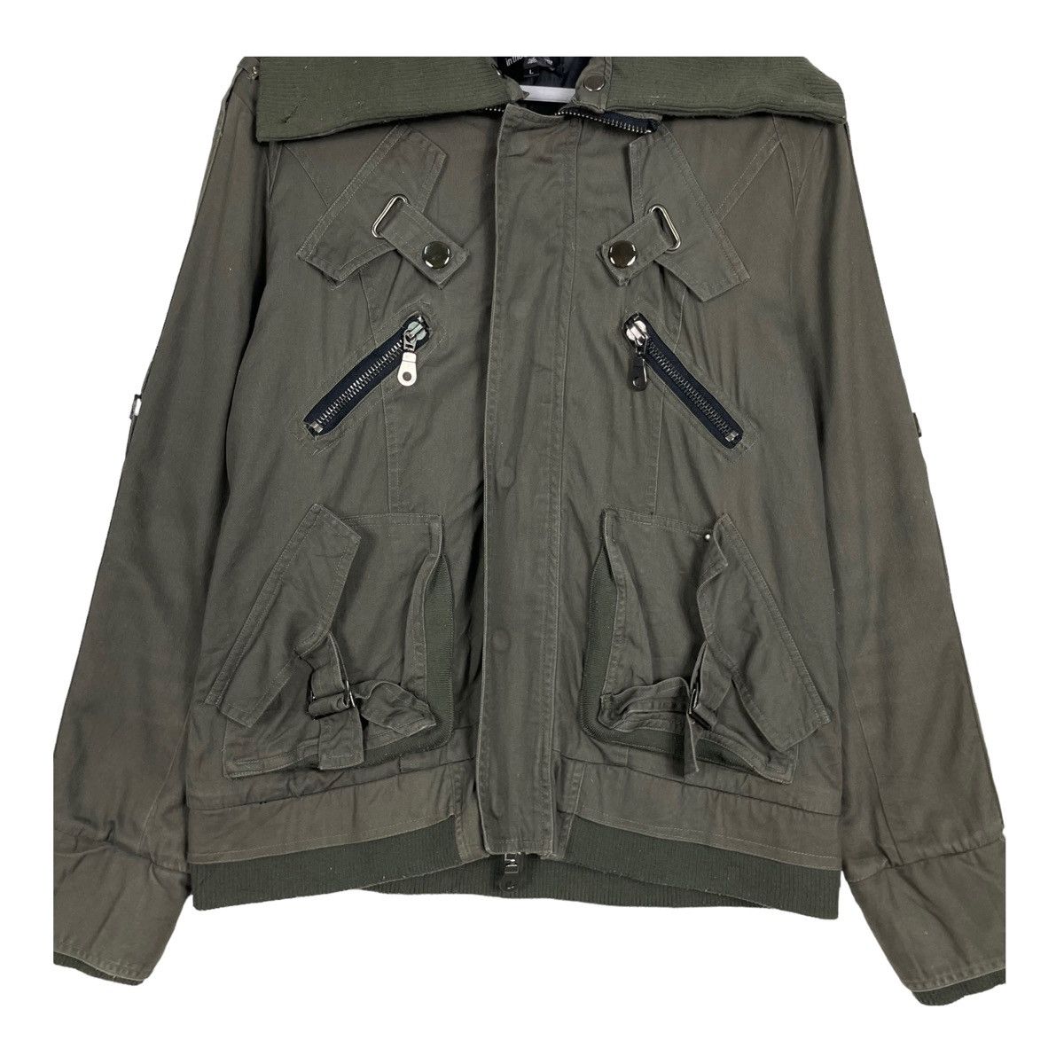 Beauty Beast × In The Attic × Japanese Brand 💥IN THE ATTIC PARACHUTE BONDAGE BIG COLLAR JACKET Size US M / EU 48-50 / 2 - 5 Thumbnail