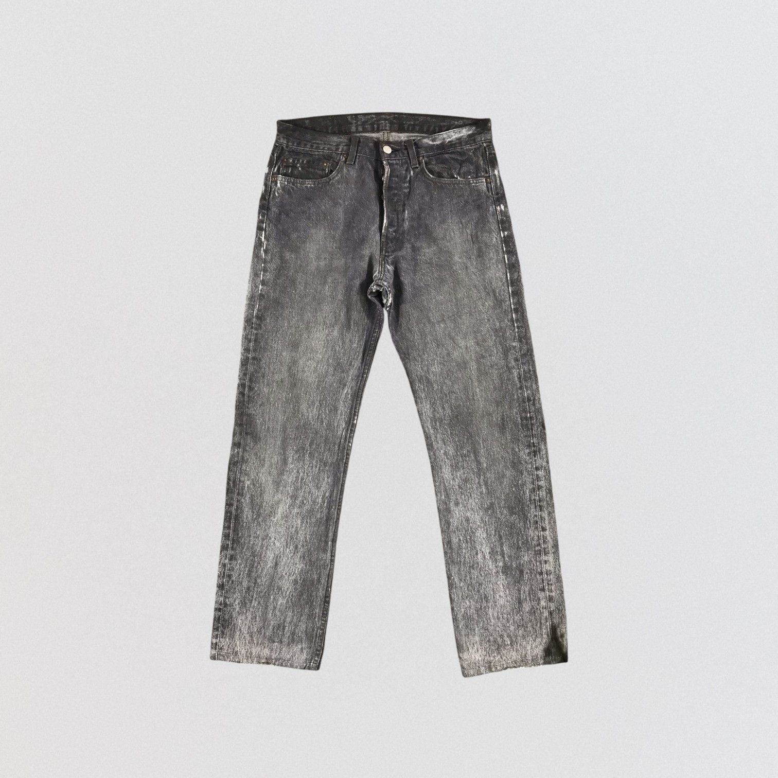 Levi's 90s Vintage Levis 501 Faded Black Jeans-JM1651 Size US 31 - 1 Thumbnail