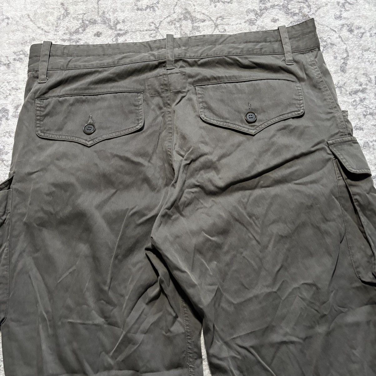 Share Spirit Homme Share Spirit Homme Ribbed Cotton Insert Cargo Pants | 44 Size US 38 / EU 54 - 9 Thumbnail