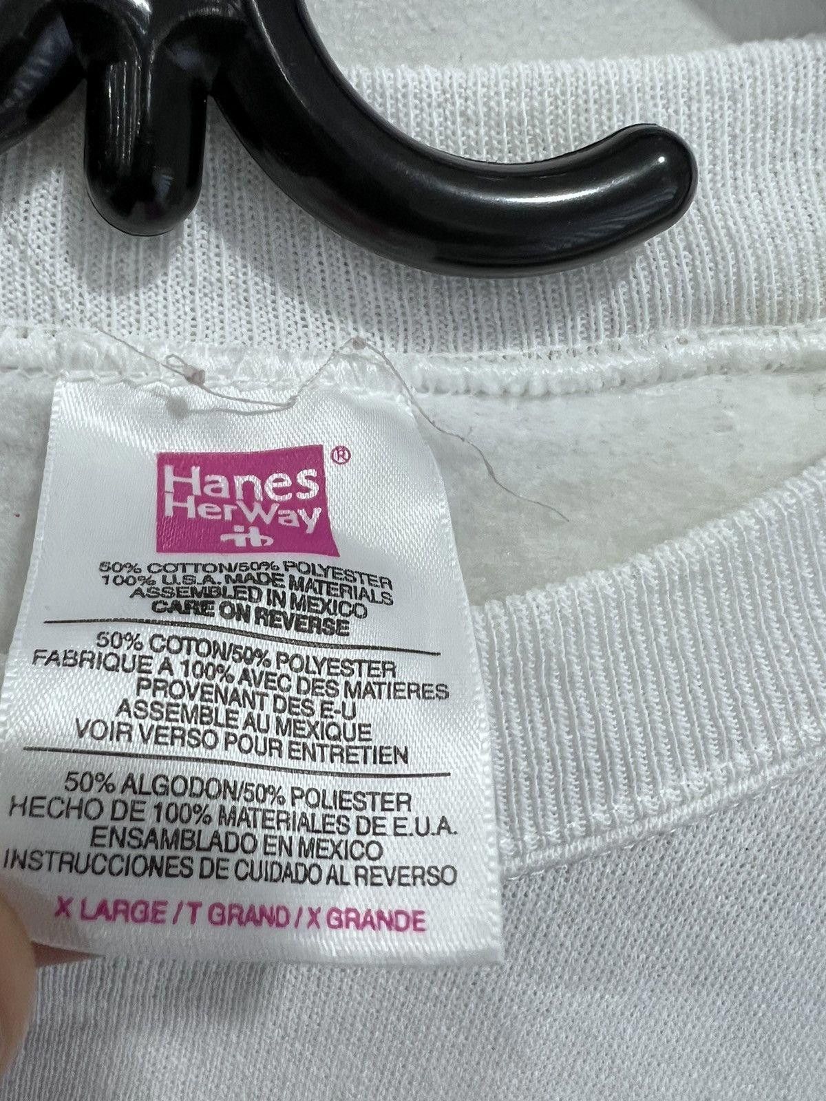 Vintage Vintage Womens 90s White Blank Sweater Sweatshirt Size XL / US 12-14 / IT 48-50 - 4 Thumbnail
