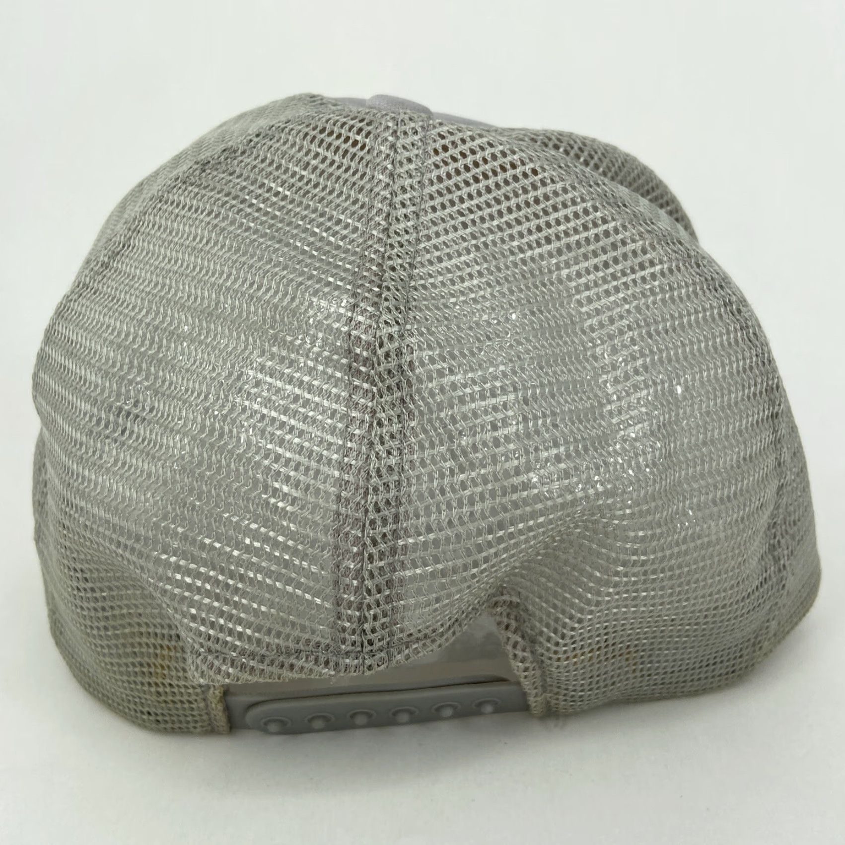 Vintage VINTAGE Ohio State Buckeyes Snapback Trucker Hat Ball Cap Worn LCC Men One Size Grey Polyester Adjustable Sports Cap Size ONE SIZE - 5 Thumbnail