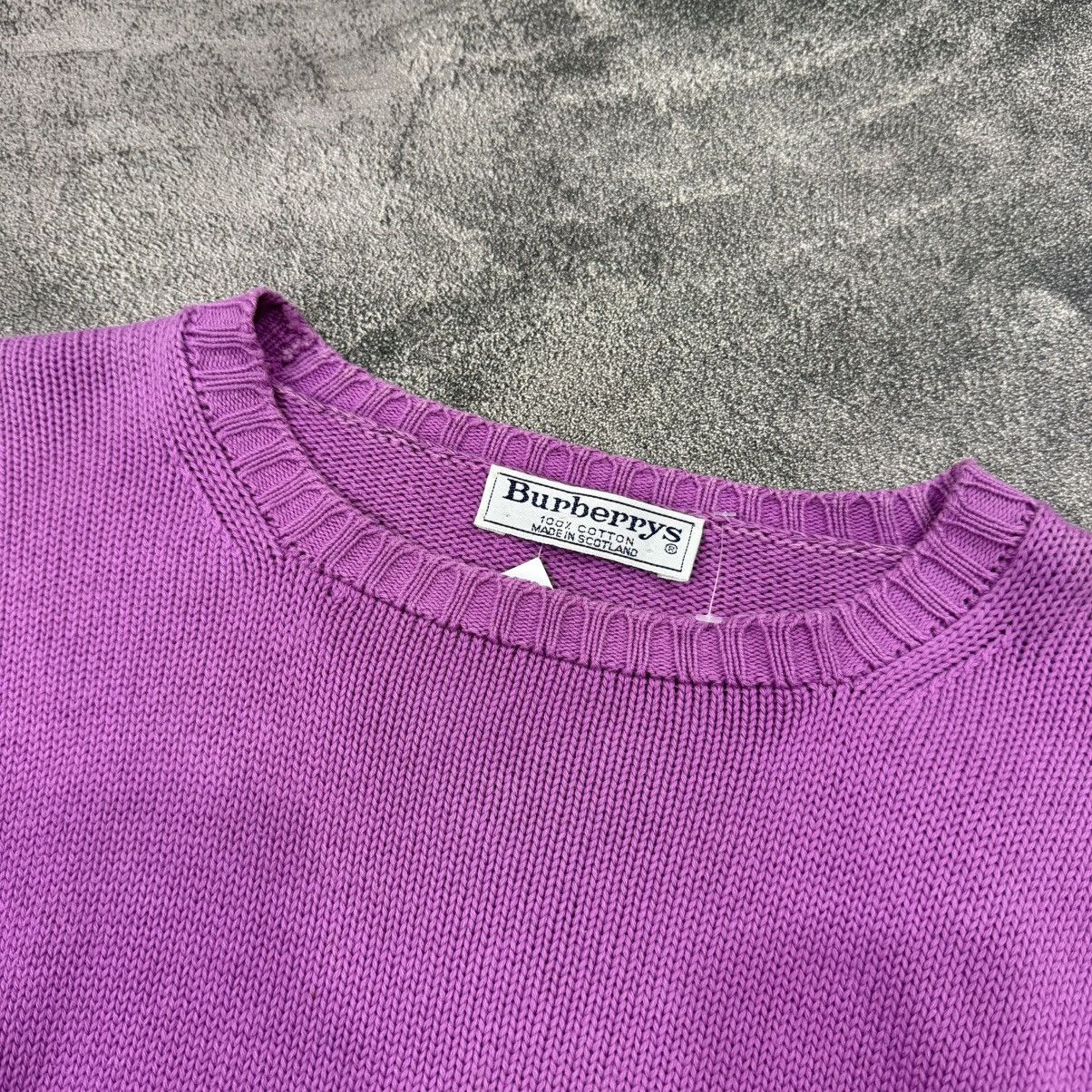 Burberry Burberrys vintage knit down logo Size US L / EU 52-54 / 3 - 6 Thumbnail