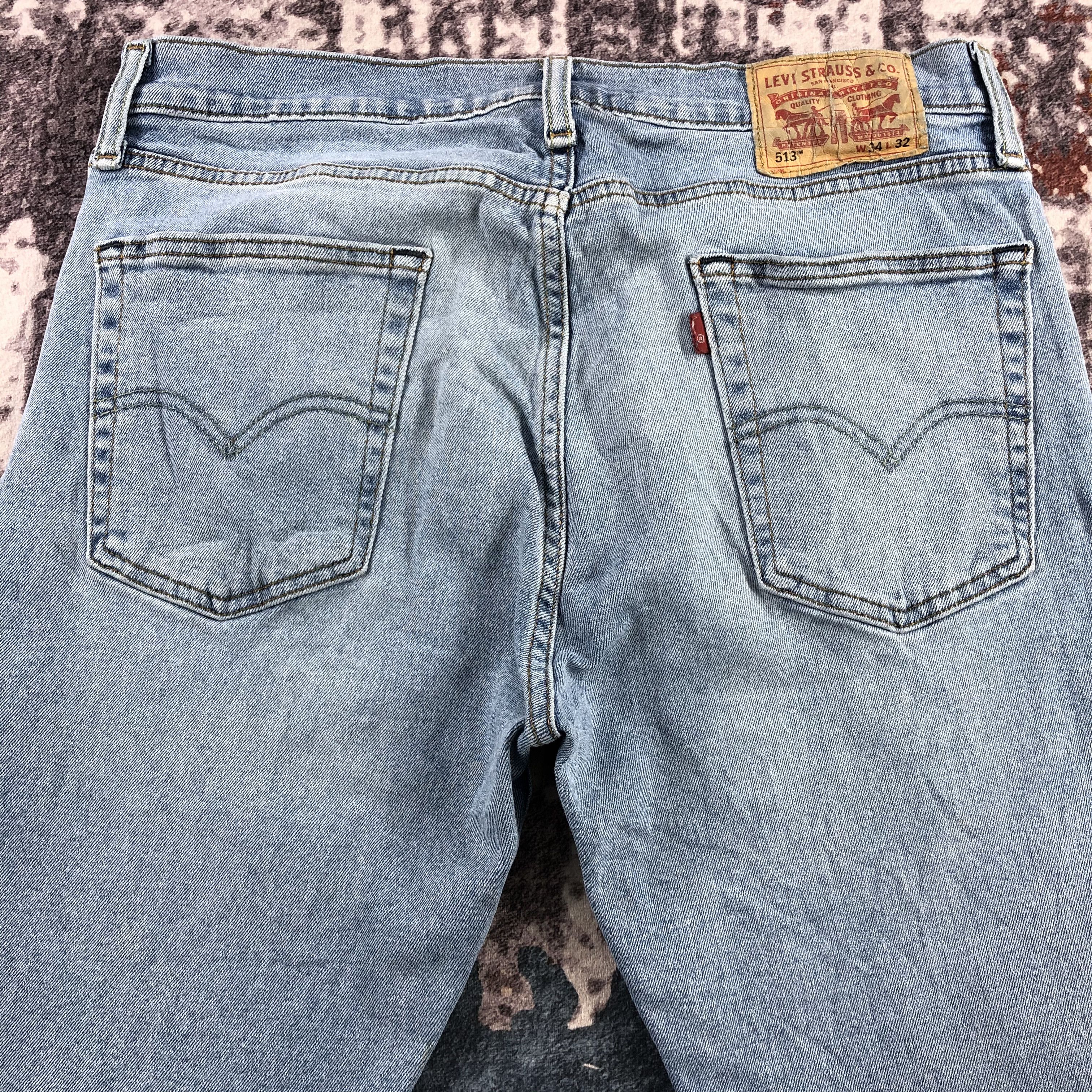 Levi's × Vintage Vintage Blue Wash Levis 513 Jeans-JM3176 Size US 33 - 5 Thumbnail