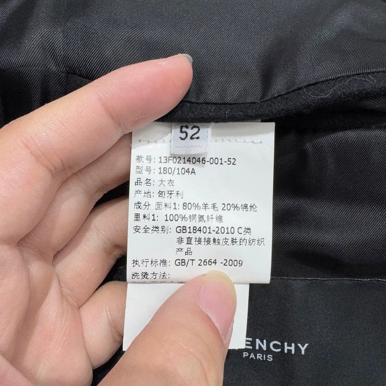 Givenchy Givenchy Sise52 Shoulder zipper wool coat Size US M / EU 48-50 / 2 - 3 Thumbnail