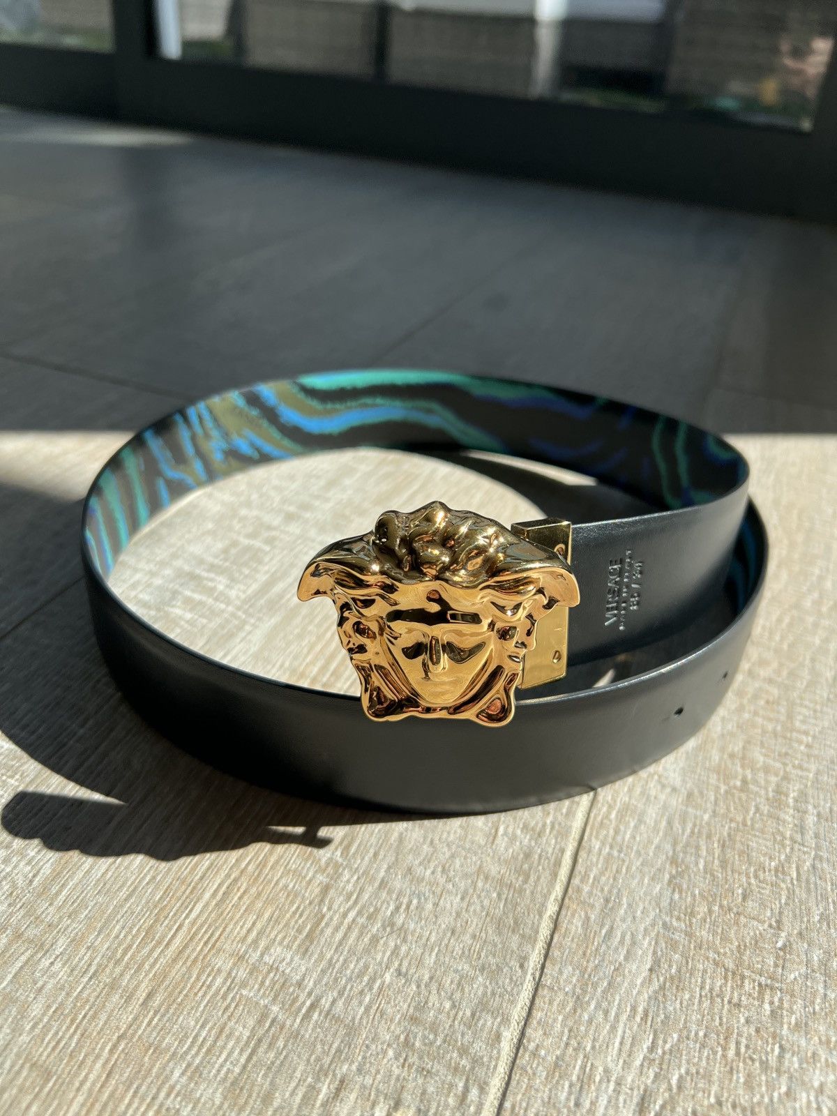 Versace VERSACE DOUBLE SIDED MEDUSA BELT Size 34 - 1 Thumbnail