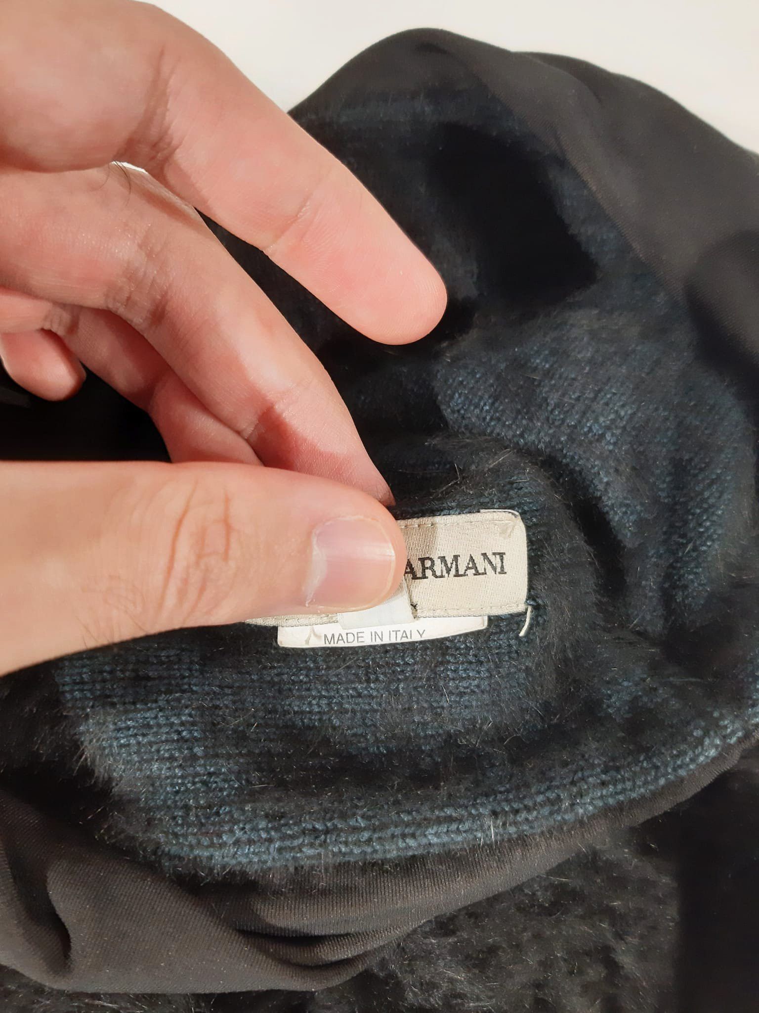 Emporio Armani Armani 1990 Angora Beanie Size ONE SIZE - 6 Thumbnail