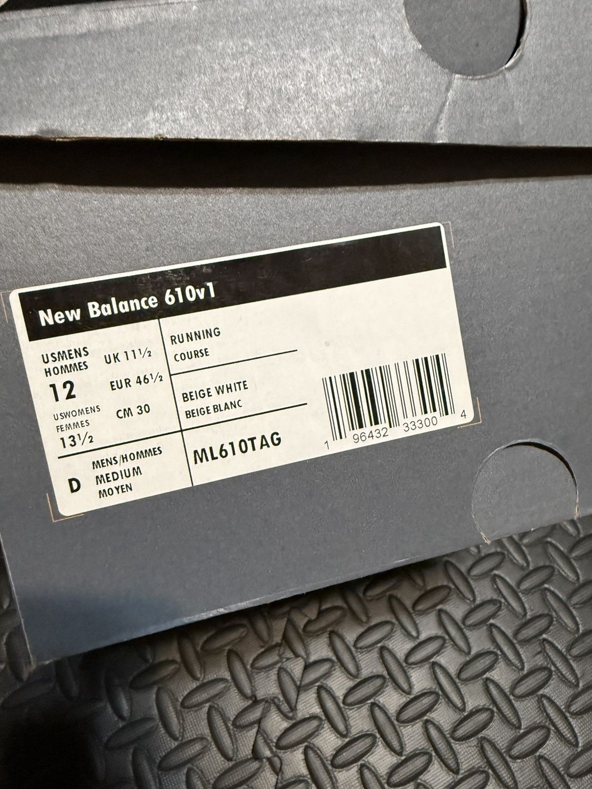 New Balance NEW BALANCE ML610TAG WHITE BEIGE Size US 12 / EU 45 - 9 Thumbnail