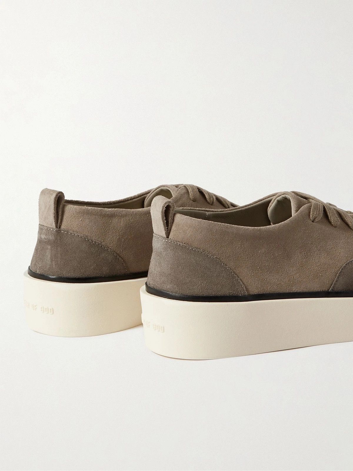 Fear of God o1y0125 Low-Top Sneakers in Grey/Beige Size US 5 / EU 37 - 3 Thumbnail