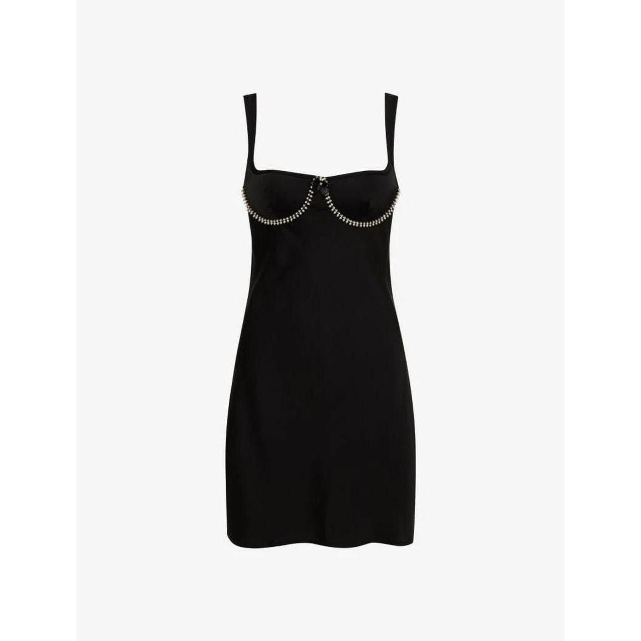 Other Rumored Brand Women's Black and Silver Cocktail Dress Size S / US 4 / IT 40 - 5 Thumbnail