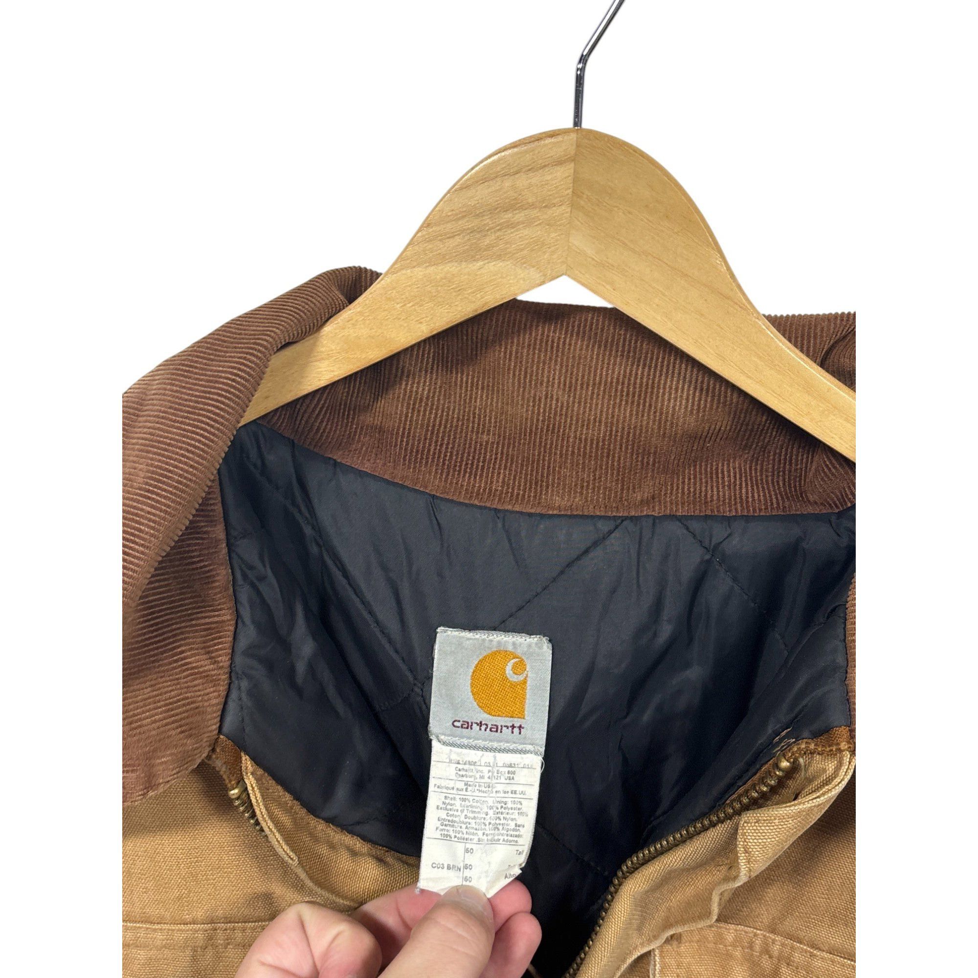 Carhartt Vintage Carhartt C03 Arctic Brown Zip Up Workwear Jacket Siz Size US XXL / EU 58 / 5 - 3 Thumbnail