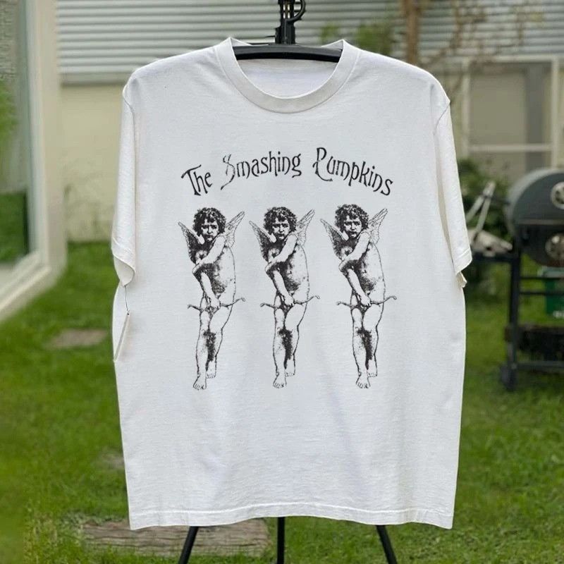 Vintage Vintage Pumpkin Rock White T-Shirt Size US XL / EU 56 / 4 - 1 Thumbnail