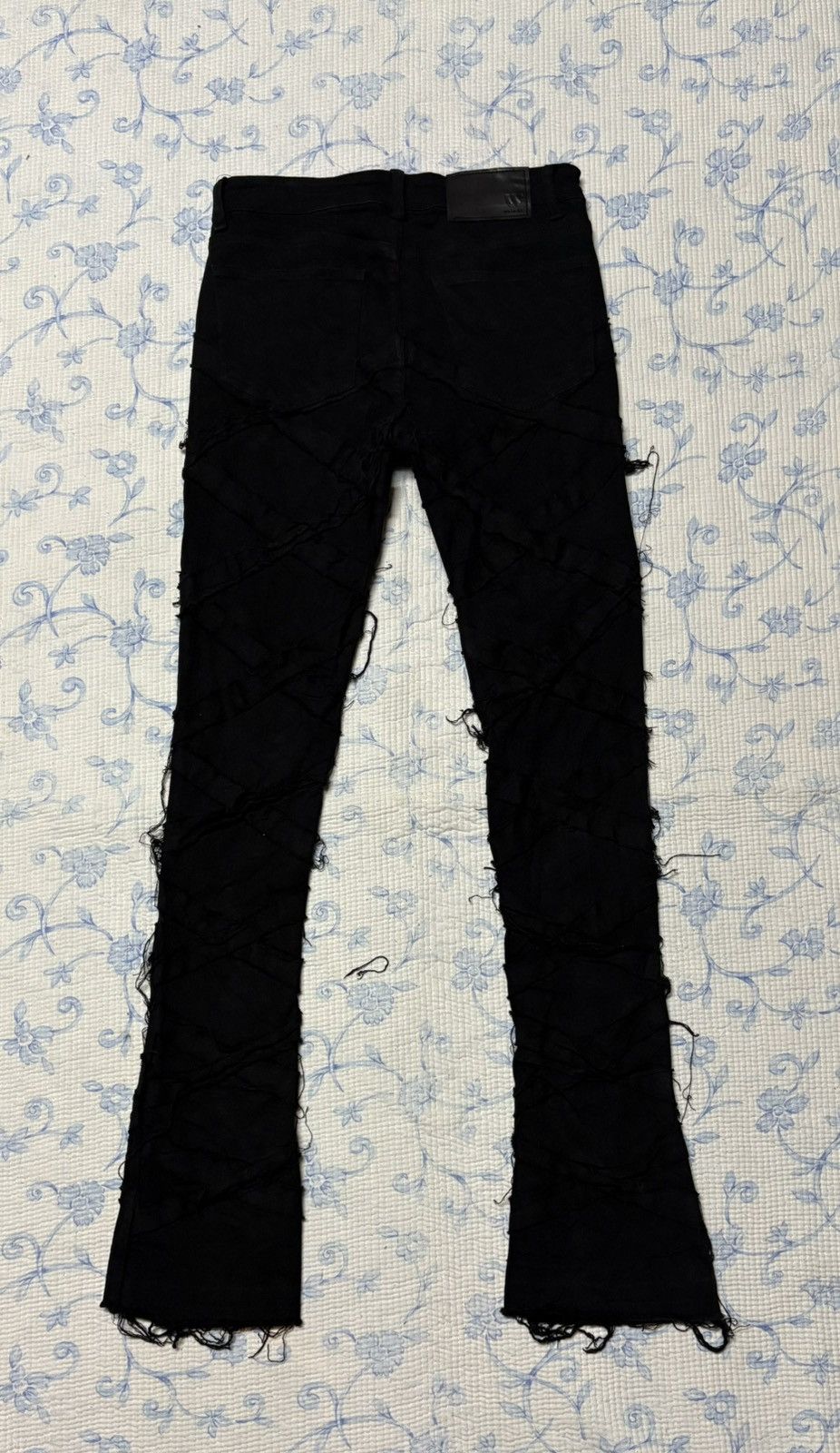 Waimea Waimea Streetwear Flared Jeans Distressed Denim Size US 30 / EU 46 - 8 Thumbnail