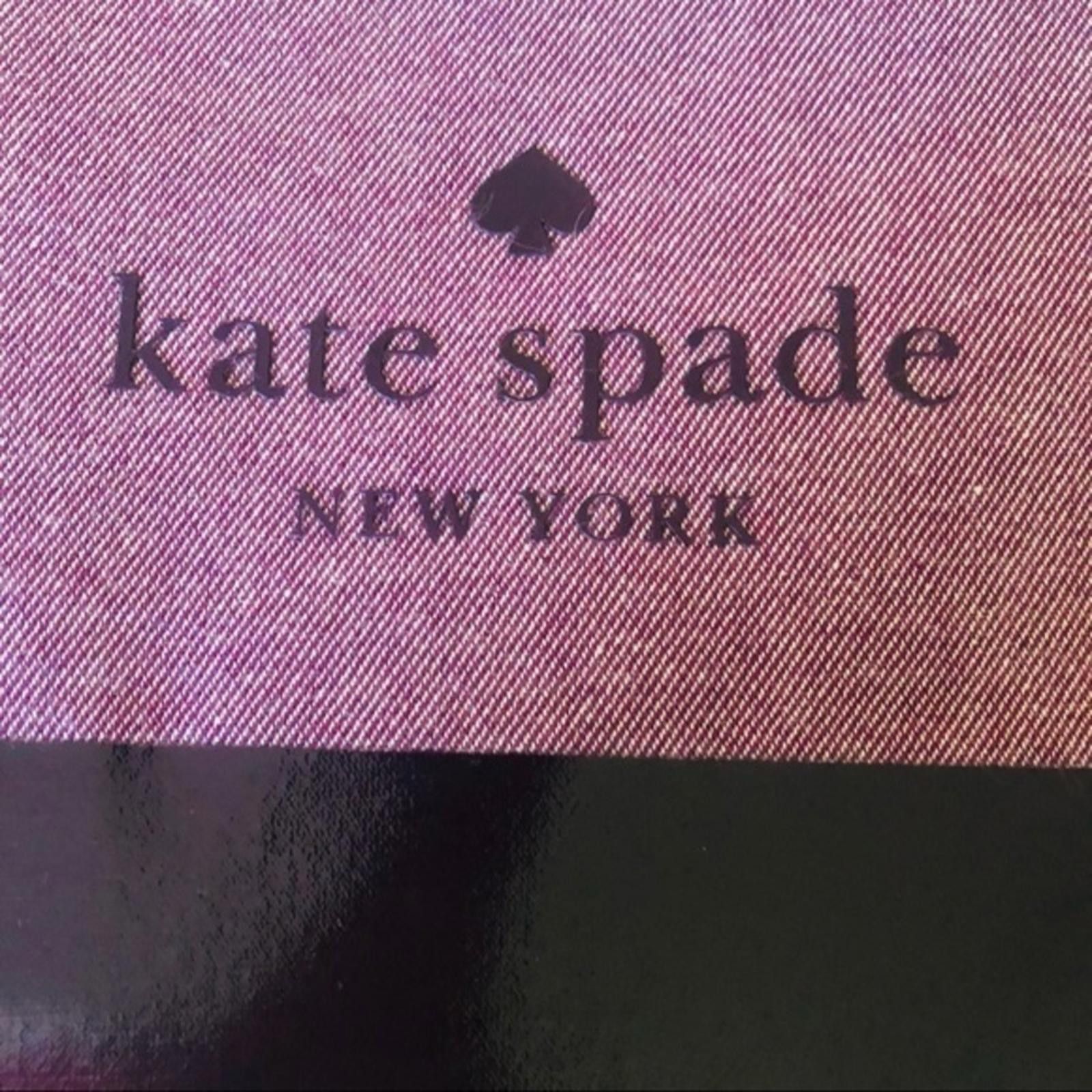 Kate Spade Kate Spade Maroon With Logo Canvas Pouch NWT Size ONE SIZE - 3 Thumbnail