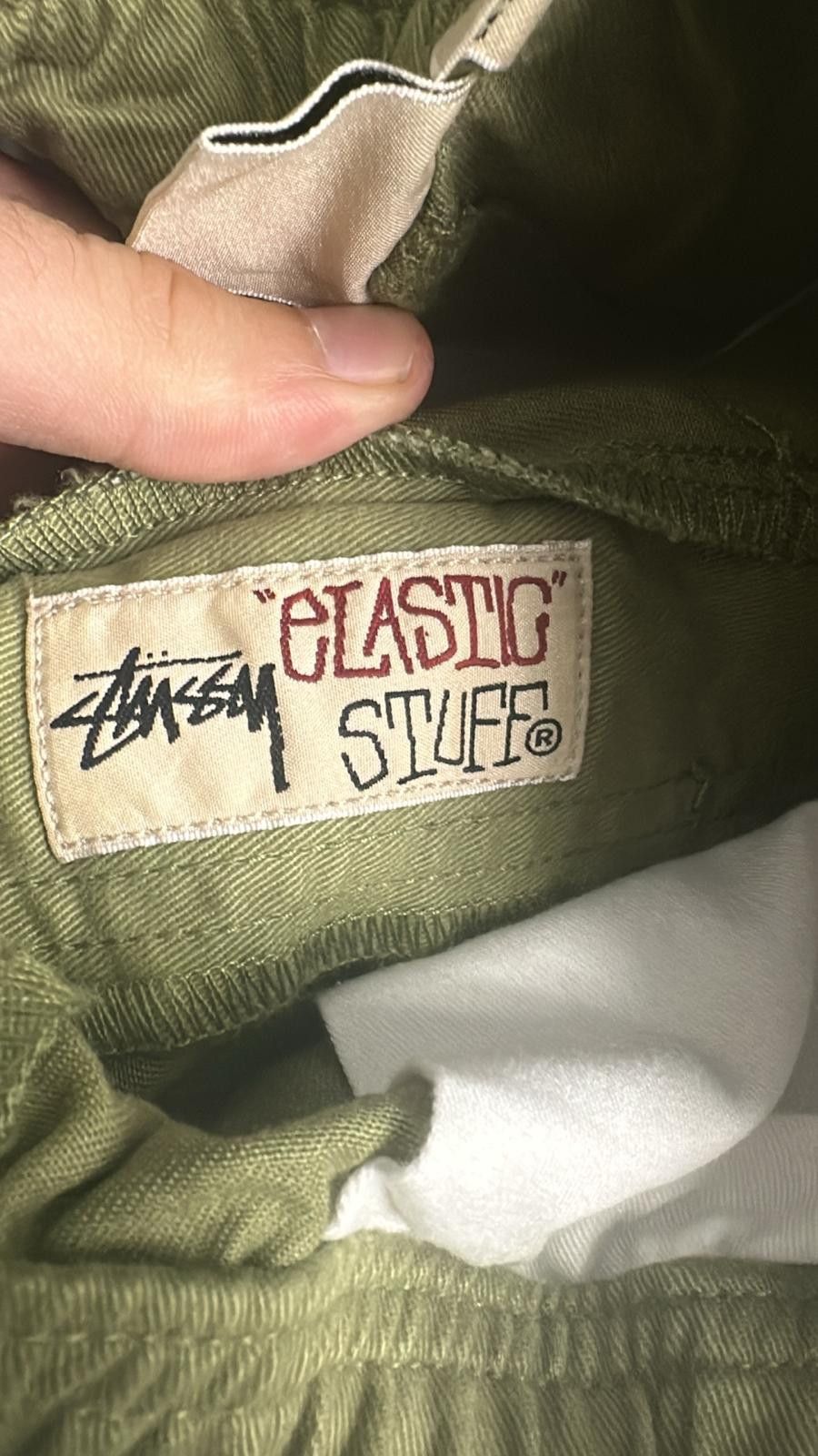Stussy × Vintage Stussy "Brushed Beach Pant" M Olive Size US 32 / EU 48 - 8 Thumbnail