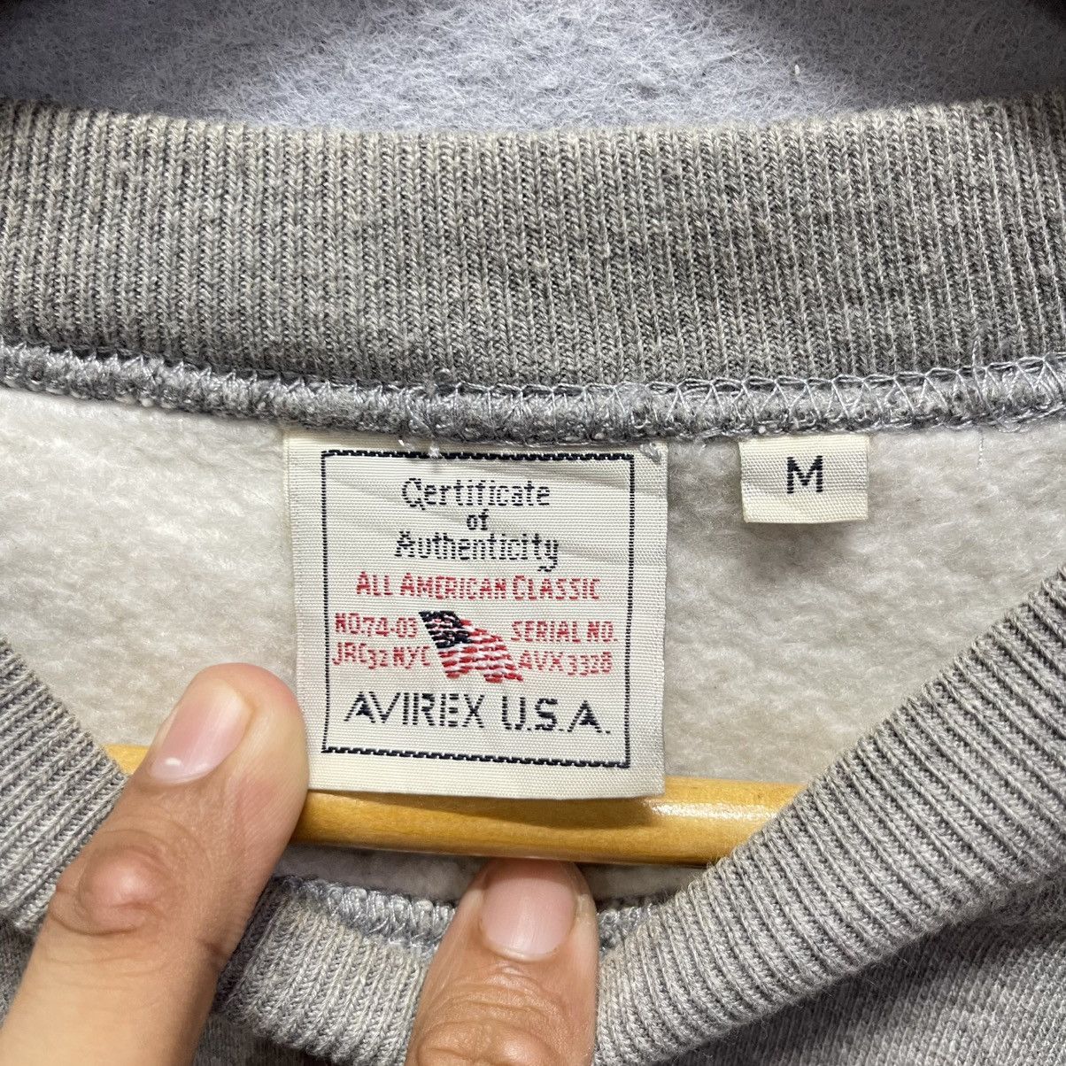 Avirex Vintage Avirex USA Crewneck Sweatshirt (Grey) Size US M / EU 48-50 / 2 - 10 Thumbnail