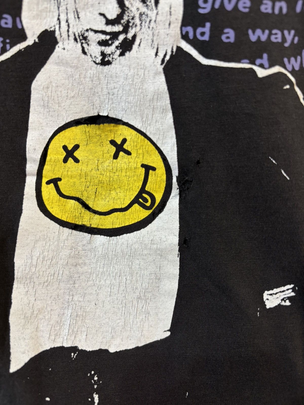 Band Tees Nirvana vintage T shirt 90’s Size US L / EU 52-54 / 3 - 4 Thumbnail