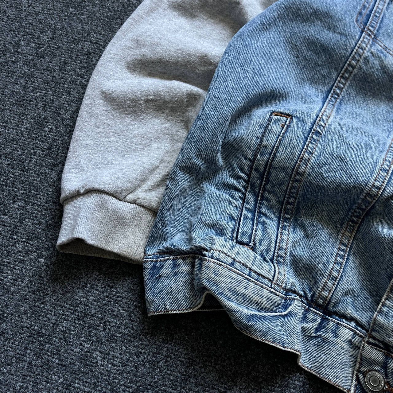 Primark Vtg Western Denim Jacket With Hood Size XL Primark 00s USA Size US XL / EU 56 / 4 - 8 Thumbnail