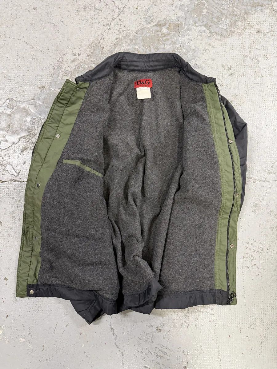Dolce & Gabbana AW2003 Dolce & Gabbana Black & Khaki Green Nylon Jacket Size US M / EU 48-50 / 2 - 7 Thumbnail