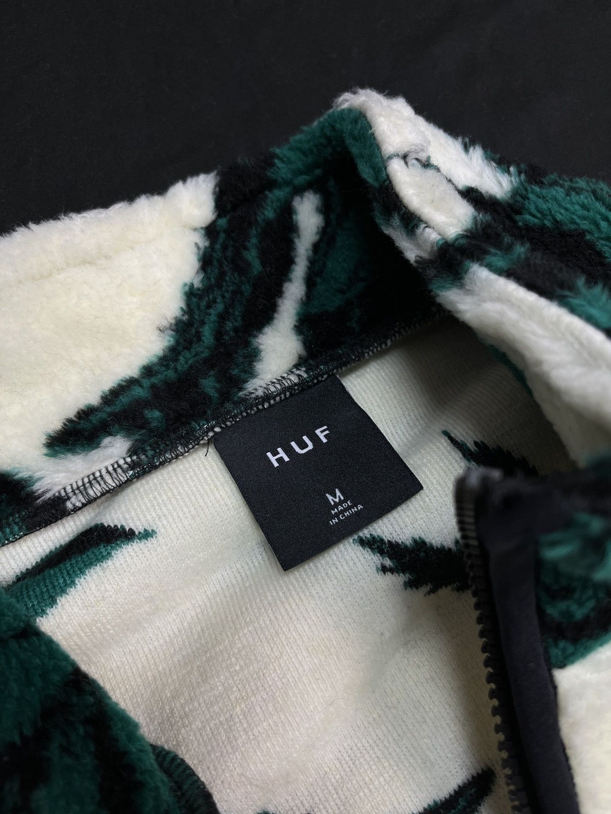 Huf Rare HUF Worldwide Sativa Floral Natural Green Jacket Medium Size US M / EU 48-50 / 2 - 3 Thumbnail
