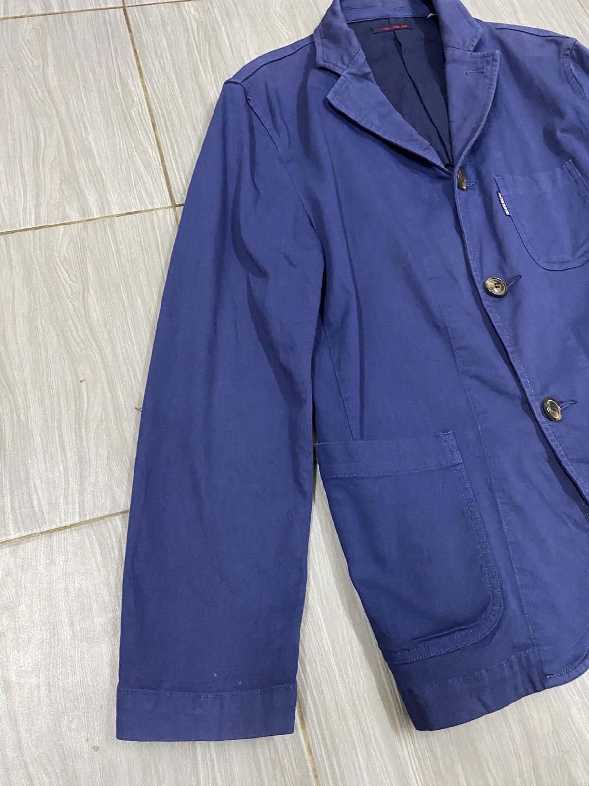 Blue Blue Japan BLUE BLUE JAPAN Indigo Cotton Twill Work Jacket Size US M / EU 48-50 / 2 - 6 Thumbnail