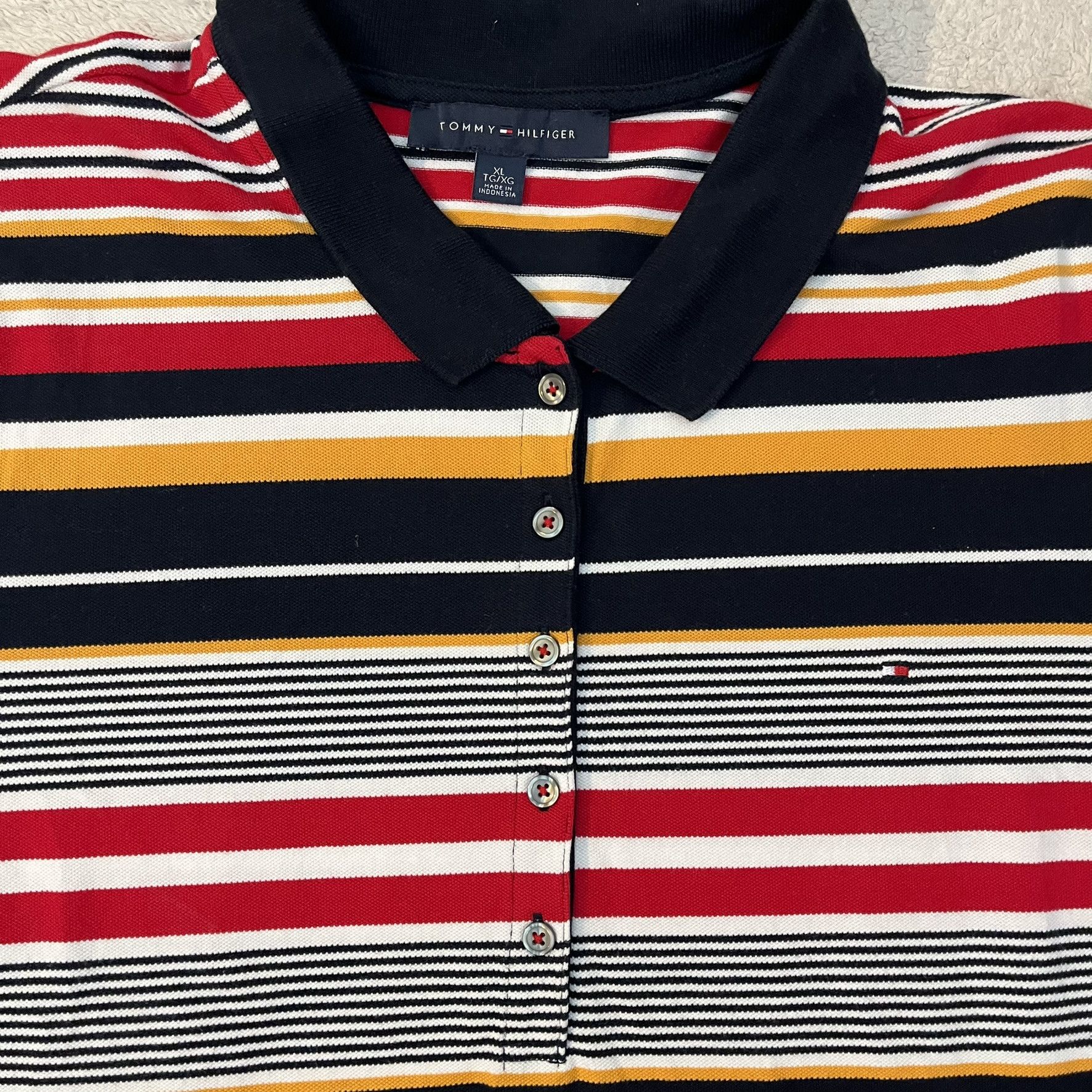Tommy Hilfiger Year 00s 2000s Y2K Tommy Hilfiger Preppy Colorful Shirt Size US XL / EU 56 / 4 - 3 Thumbnail
