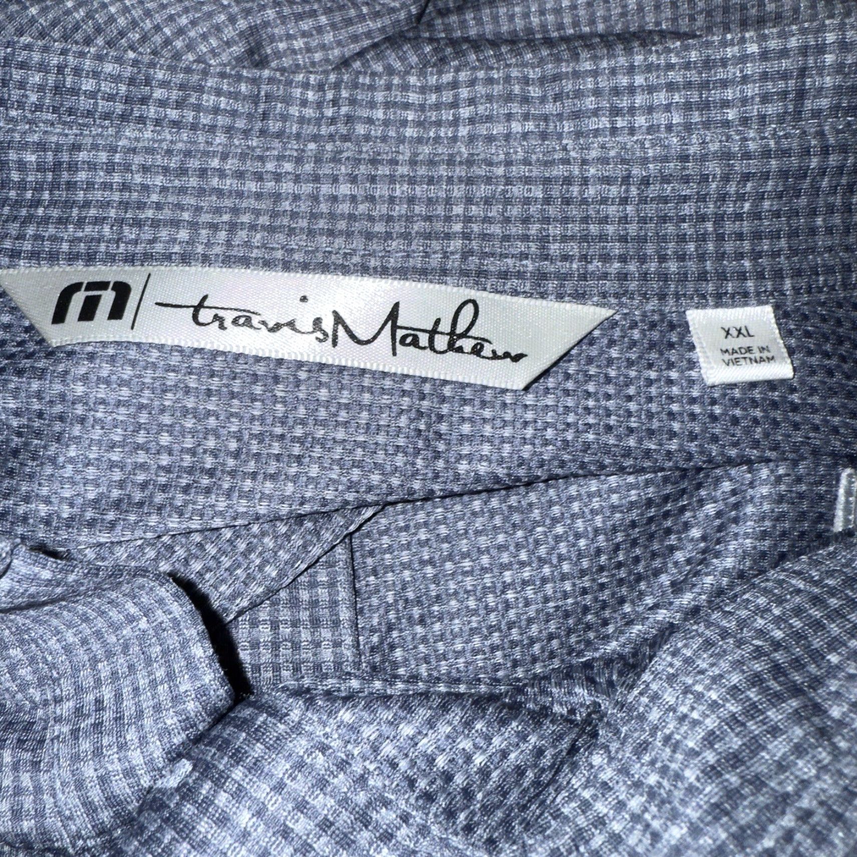 TravisMathew Travis Mathew Polo Shirt Mens 2XL Blue Golf Athletic Shirt Size US XXL / EU 58 / 5 - 4 Thumbnail