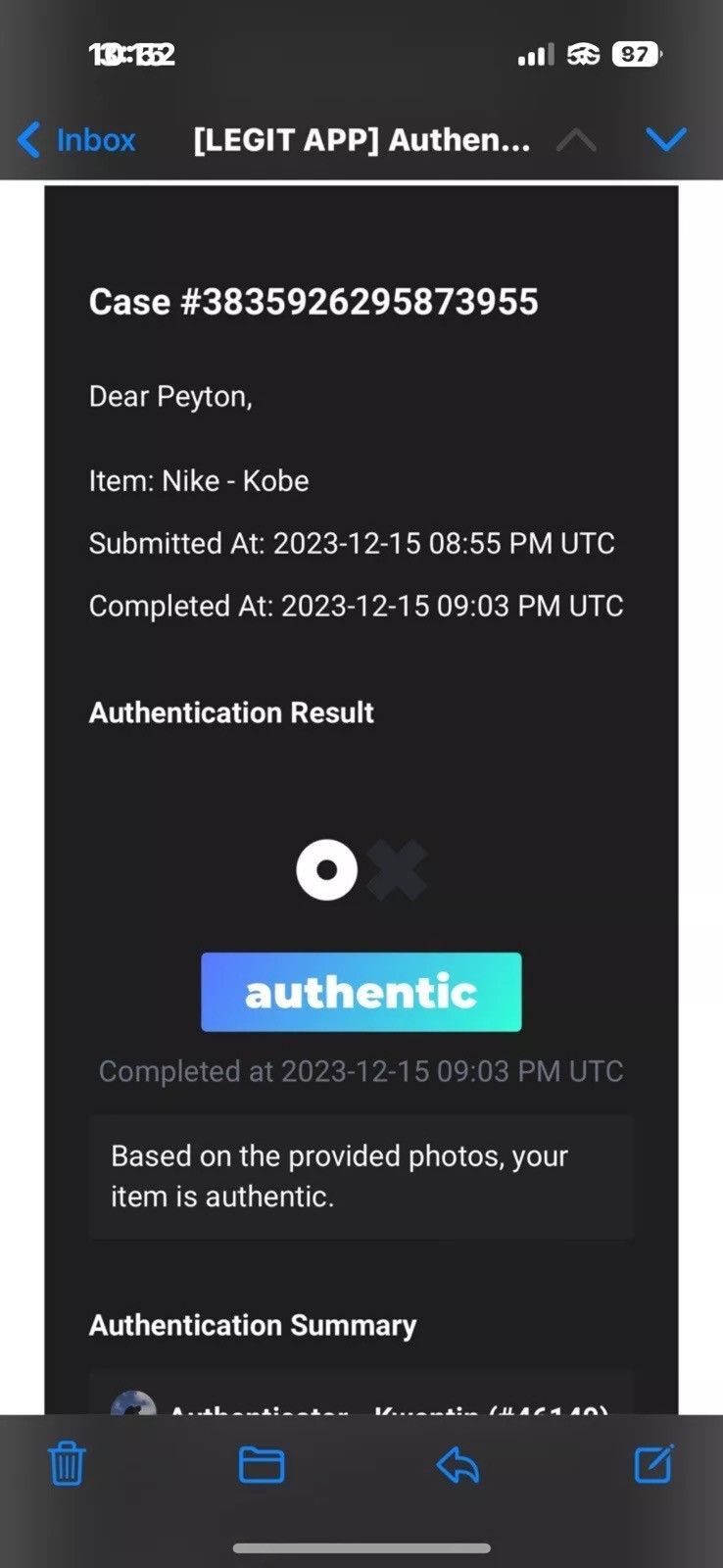Nike 2015 Kobe 10 ‘Overcome’ SIZE 10 USED-NO BOX Size US 10 / EU 43 - 8 Thumbnail