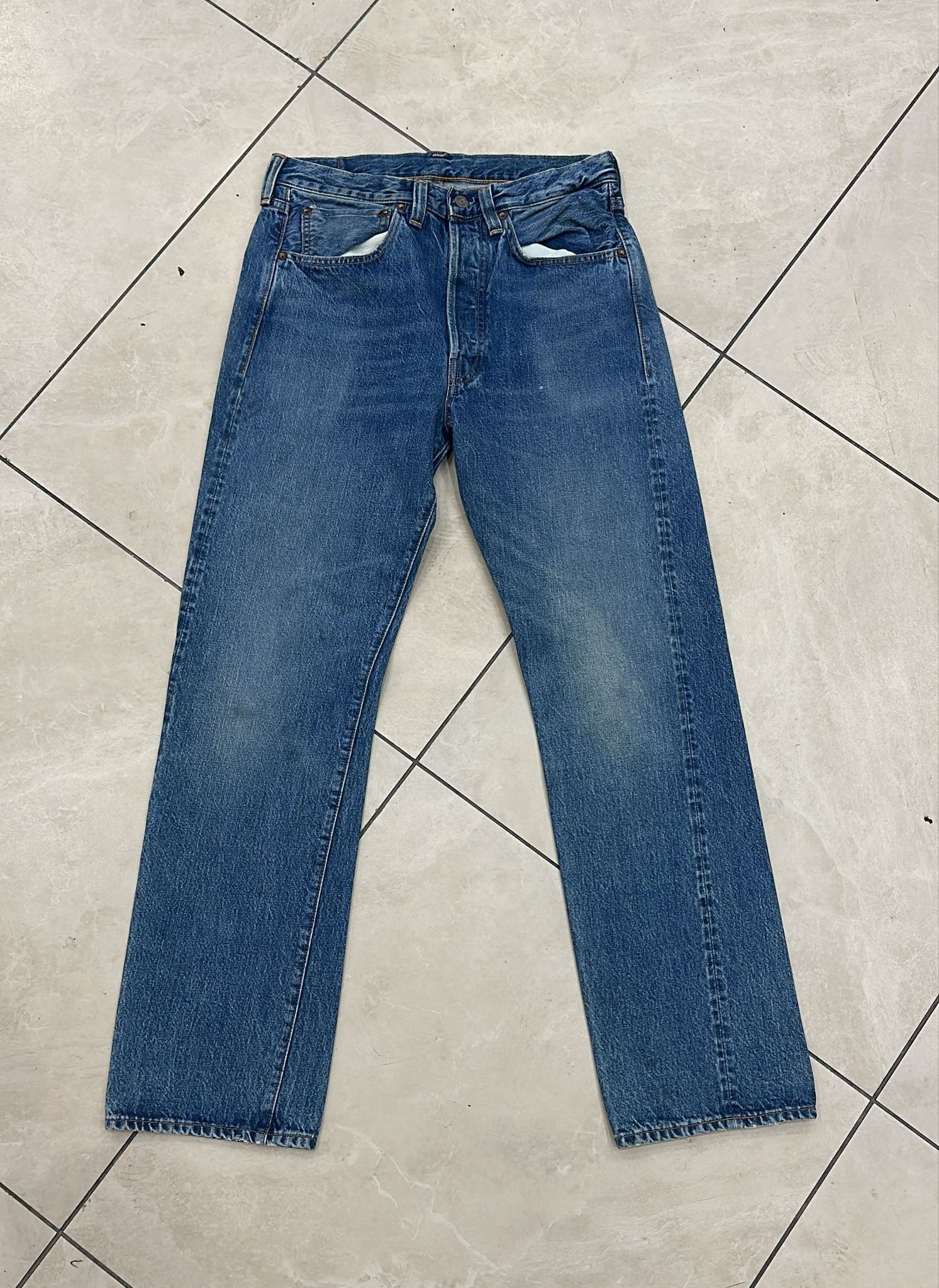 Levi's Vintage Clothing LVC Levi's Vintage Clothing 1947 501XX BigE Selvedge Jeans Size US 32 / EU 48 - 1 Thumbnail