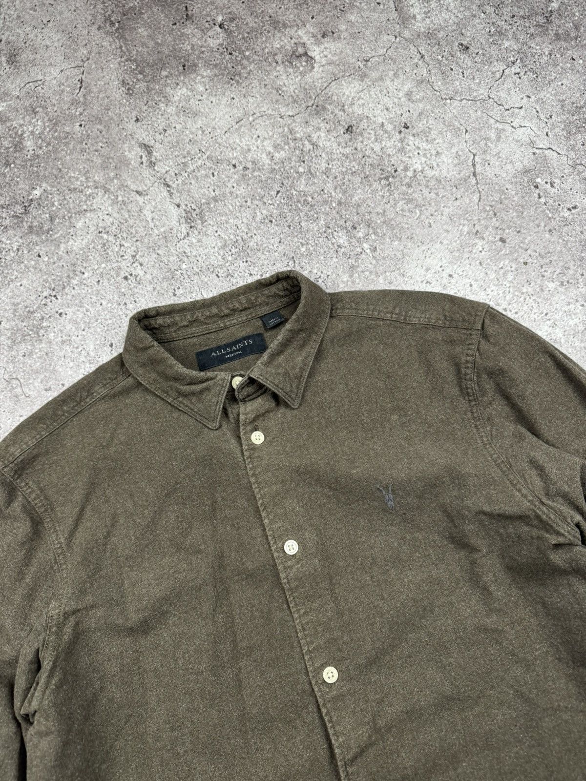 Allsaints Vintage Allsaints flannel Brown Shirt Y2K Plaid Japanesse Size US M / EU 48-50 / 2 - 2 Thumbnail