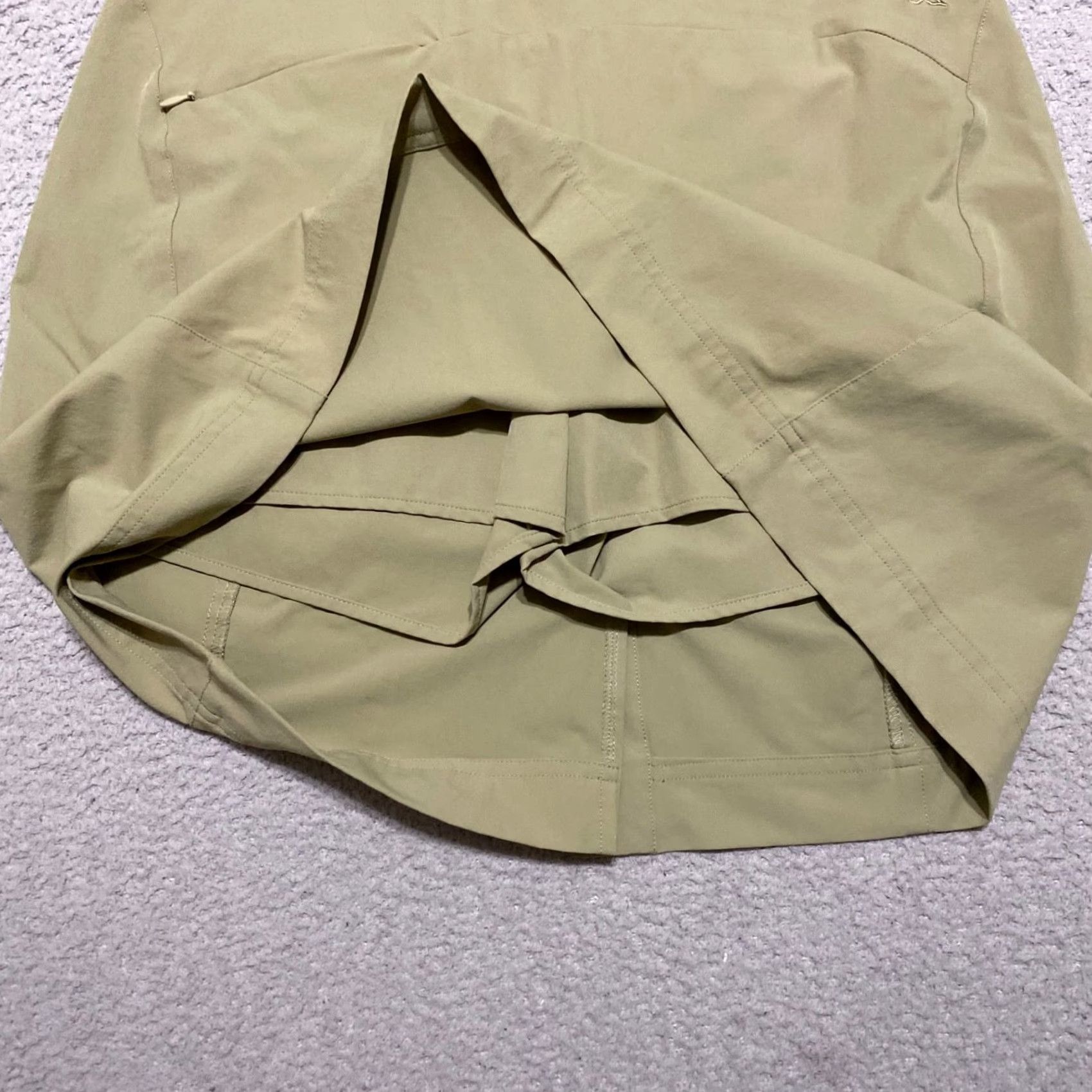 Kathmandu Kathmandu Skort Women's Beige Mini Pockets Outdoor Nylon Spandex 10 Casual Travel Summer Spring Autumn Size 32" / US 10 / IT 46 - 5 Thumbnail