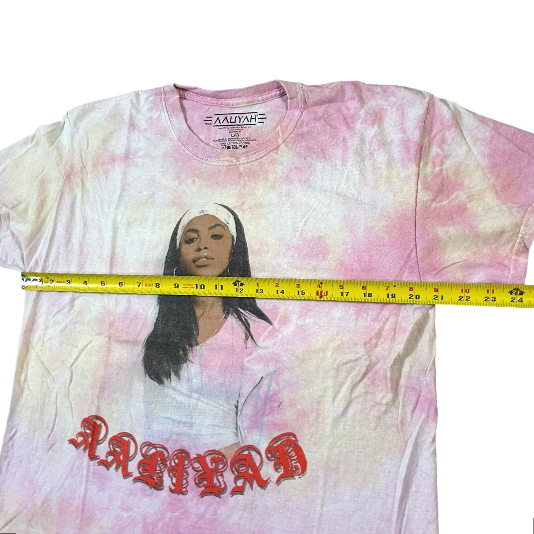 Pinko Aaliyah Graphic Tee Shirt Pink L Short Sleeve Crew Neck T-Shirt Unisex Adults Size US L / EU 52-54 / 3 - 4 Thumbnail