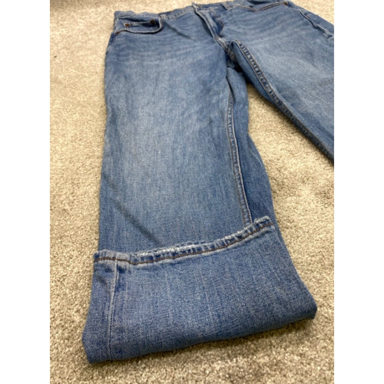 Abercrombie & Fitch Abercrombie & Fitch Jeans Womens 32x24 Blue Denim Ankle Straight Ultra High Rise Jeans Size 24" / US 00 / IT 34 - 2 Thumbnail