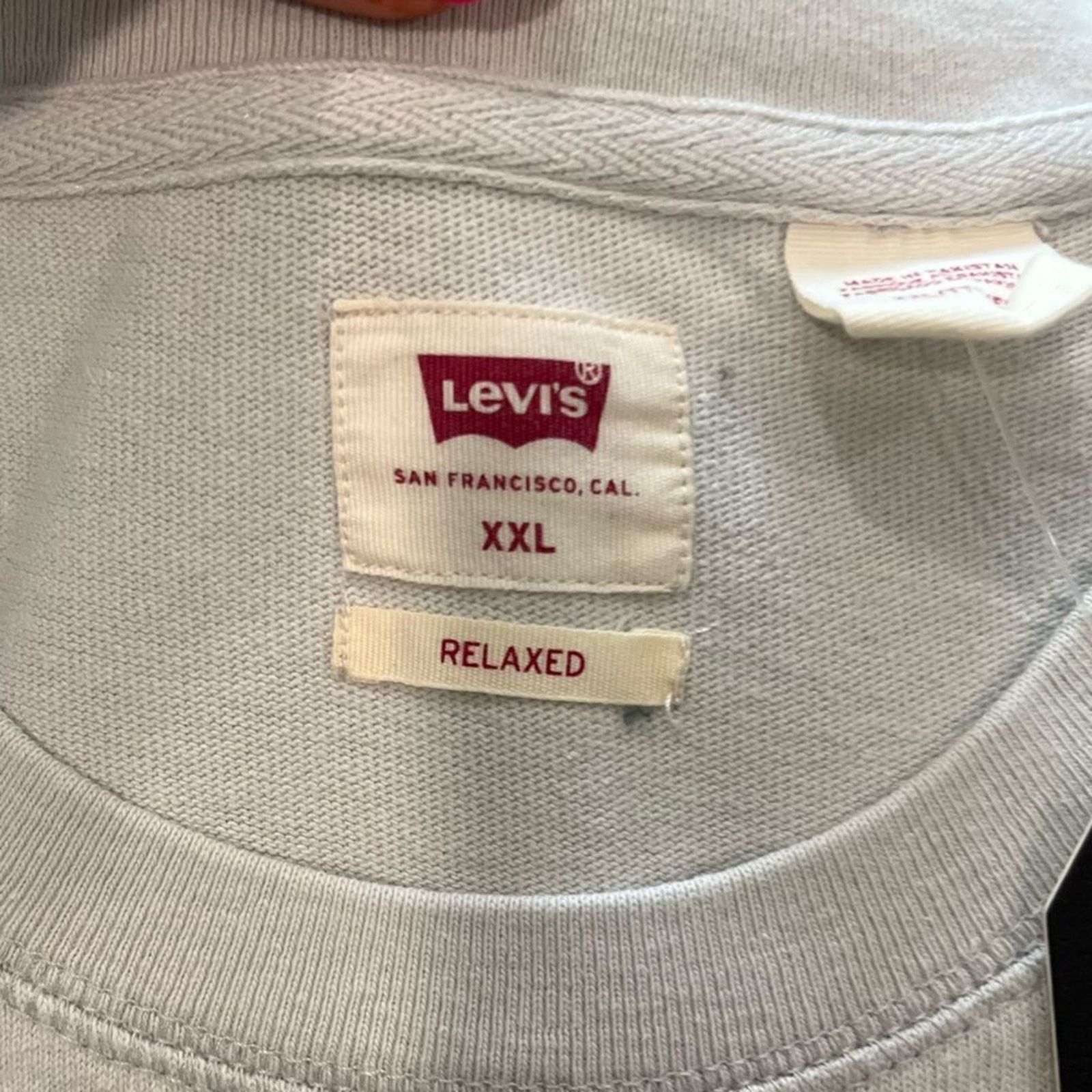 Levi's NWT Levi’s Relaxed 100% Cotton Sweatshirt Size XXL Size XXL / US 16-18 / IT 52-54 - 5 Thumbnail