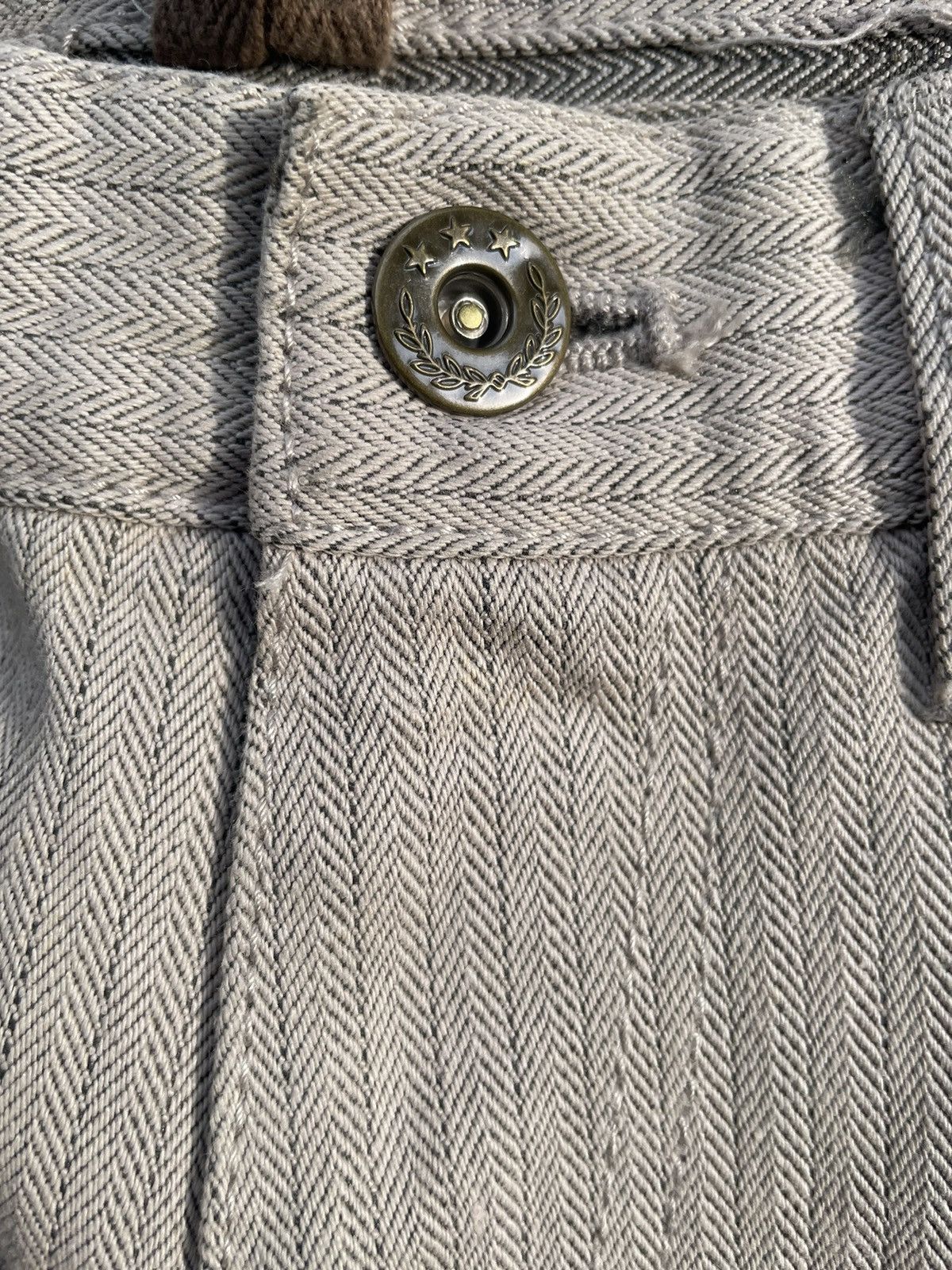 Deus Ex Machina Deux Concept Labo Herringbone Twill Denim Size US 35 - 14 Thumbnail