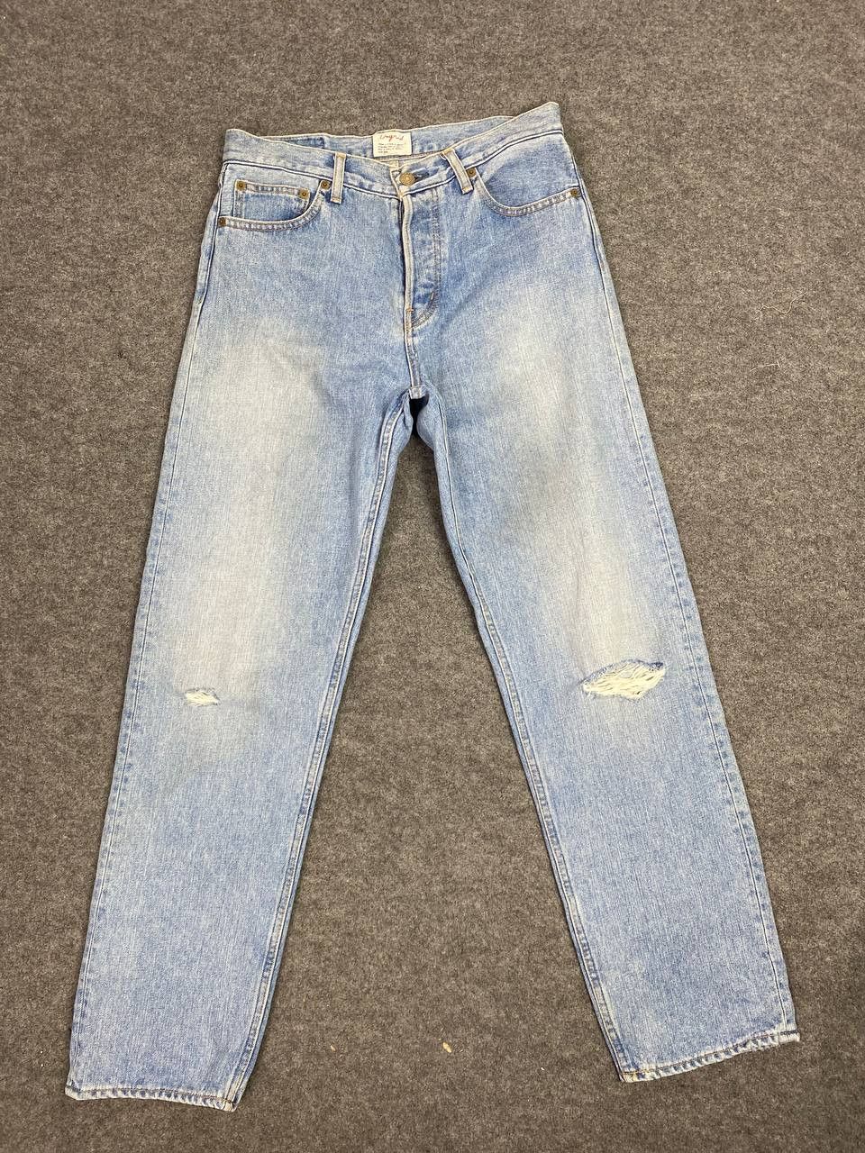 Japanese Brand ungrid japanese brand distressed denim nice design Size US 32 / EU 48 - 6 Thumbnail