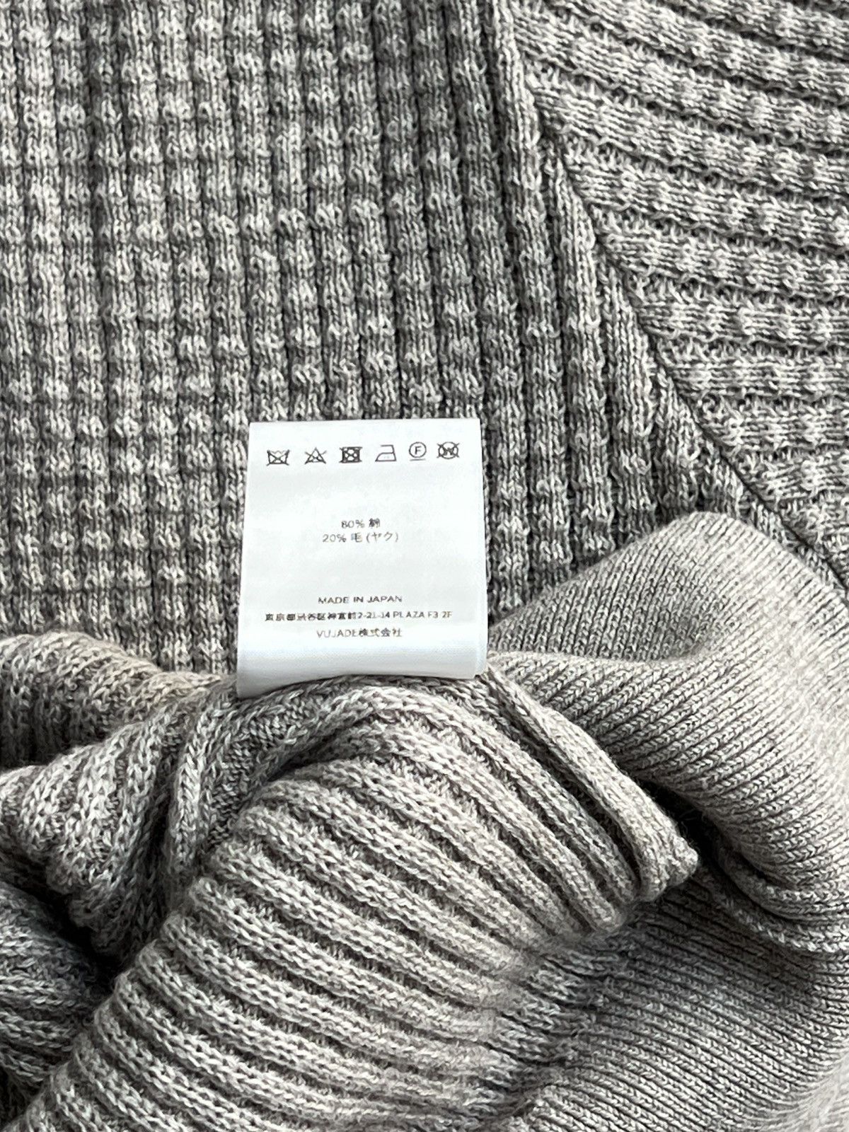 Vuja De Vuja De Relaxed Waffle Knit Sweater in Cotton/Yak Size US S / EU 44-46 / 1 - 5 Thumbnail