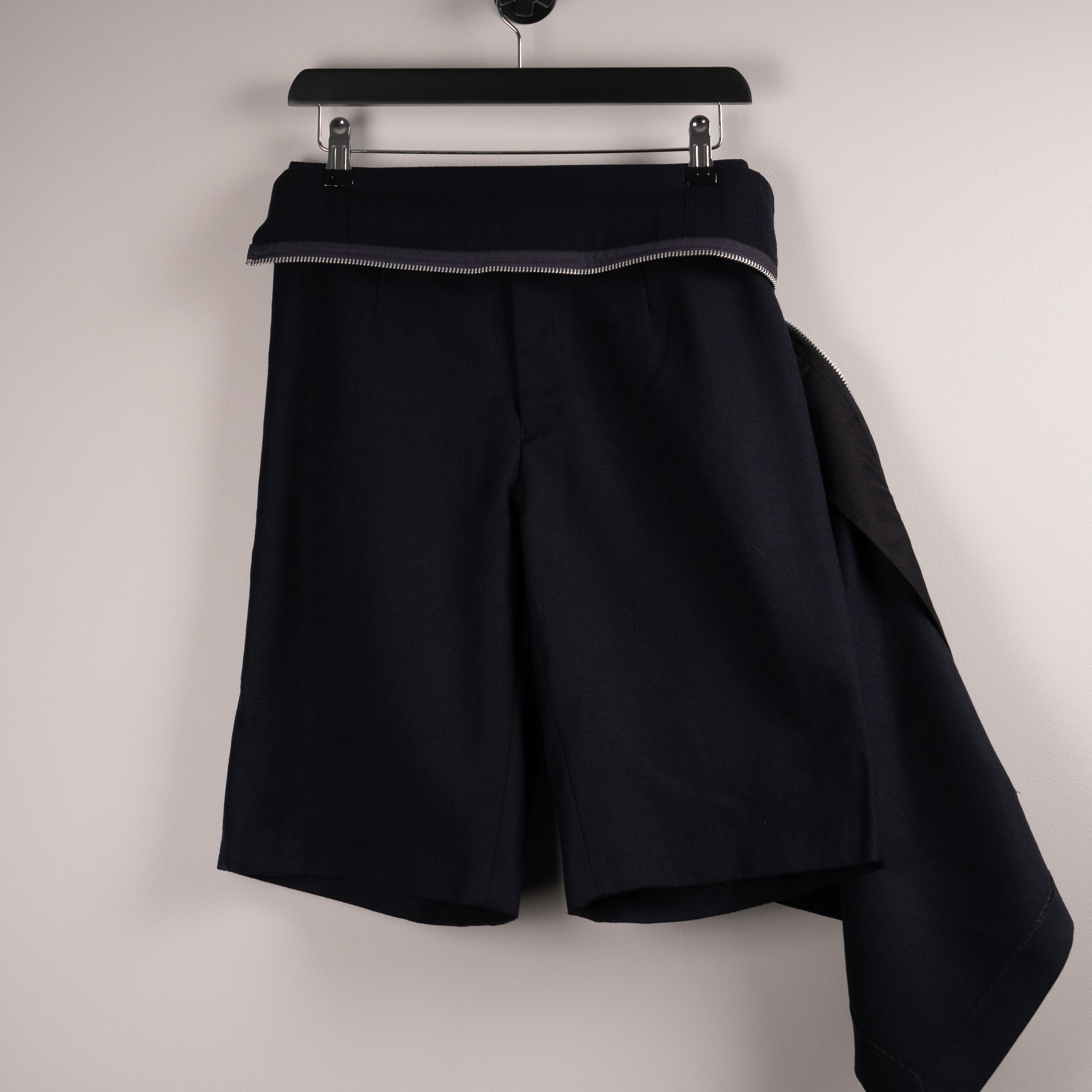 Comme des Garcons Comme Des Garçons Zip Wrap Shorts Navy Size 27" / US 4 / IT 40 - 4 Thumbnail