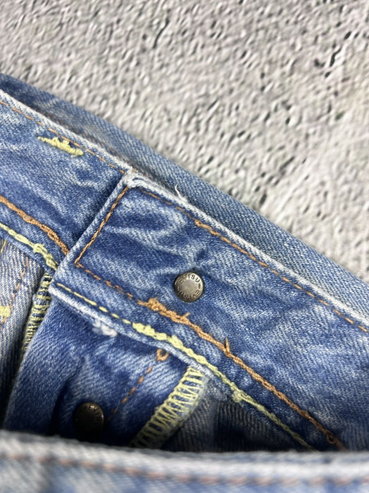 Evisu Evisu EU ED jeans vintage denim pants cargo baby blue Y2K Size US 32 / EU 48 - 13 Thumbnail
