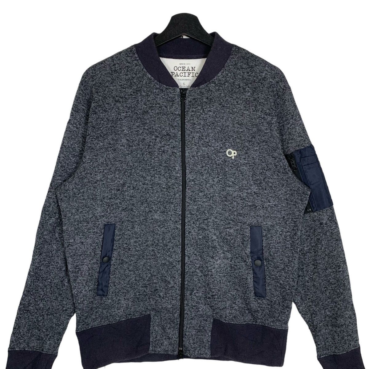 Japanese Brand Ocean Pacific OP SurfStyle StreetWear Bomber Jacket Size US M / EU 48-50 / 2 - 2 Thumbnail