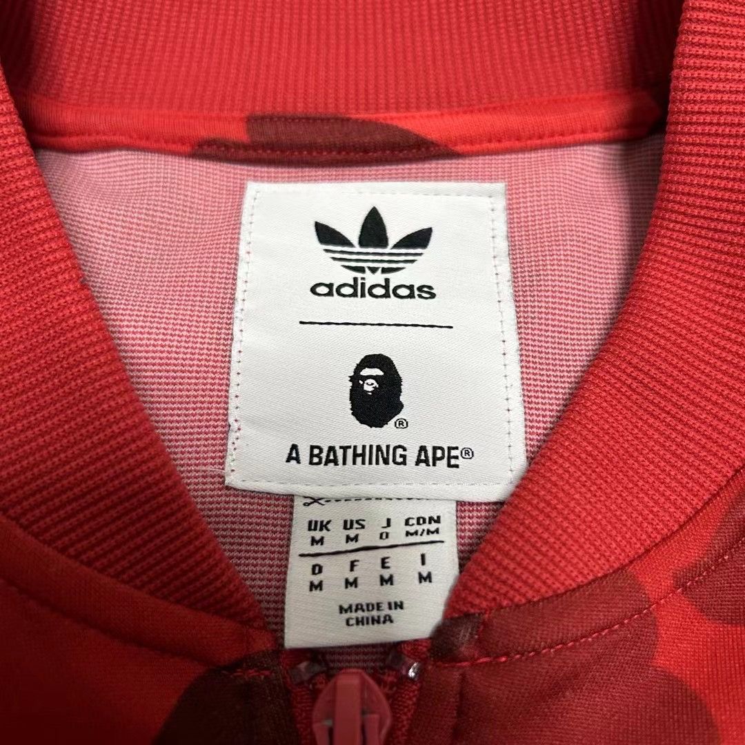 Adidas × Bape BAPE x ADIDAS ADICOLOR TRACK JACKET Size US M / EU 48-50 / 2 - 4 Thumbnail