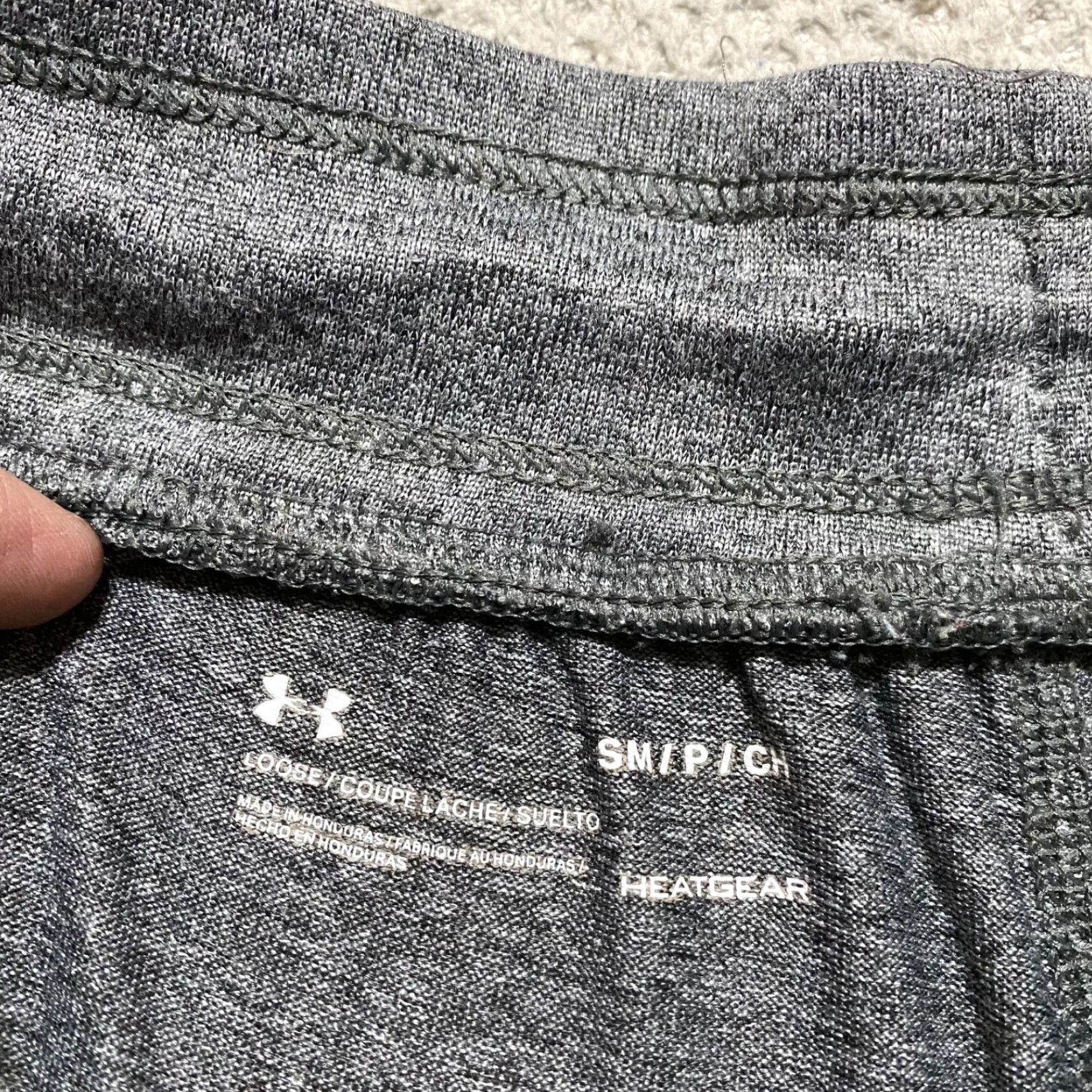 Under Armour Under Armour Mens Small Pants Gray Joggers Elastic Waist Drawstring Heatgear Size US 29 - 3 Thumbnail