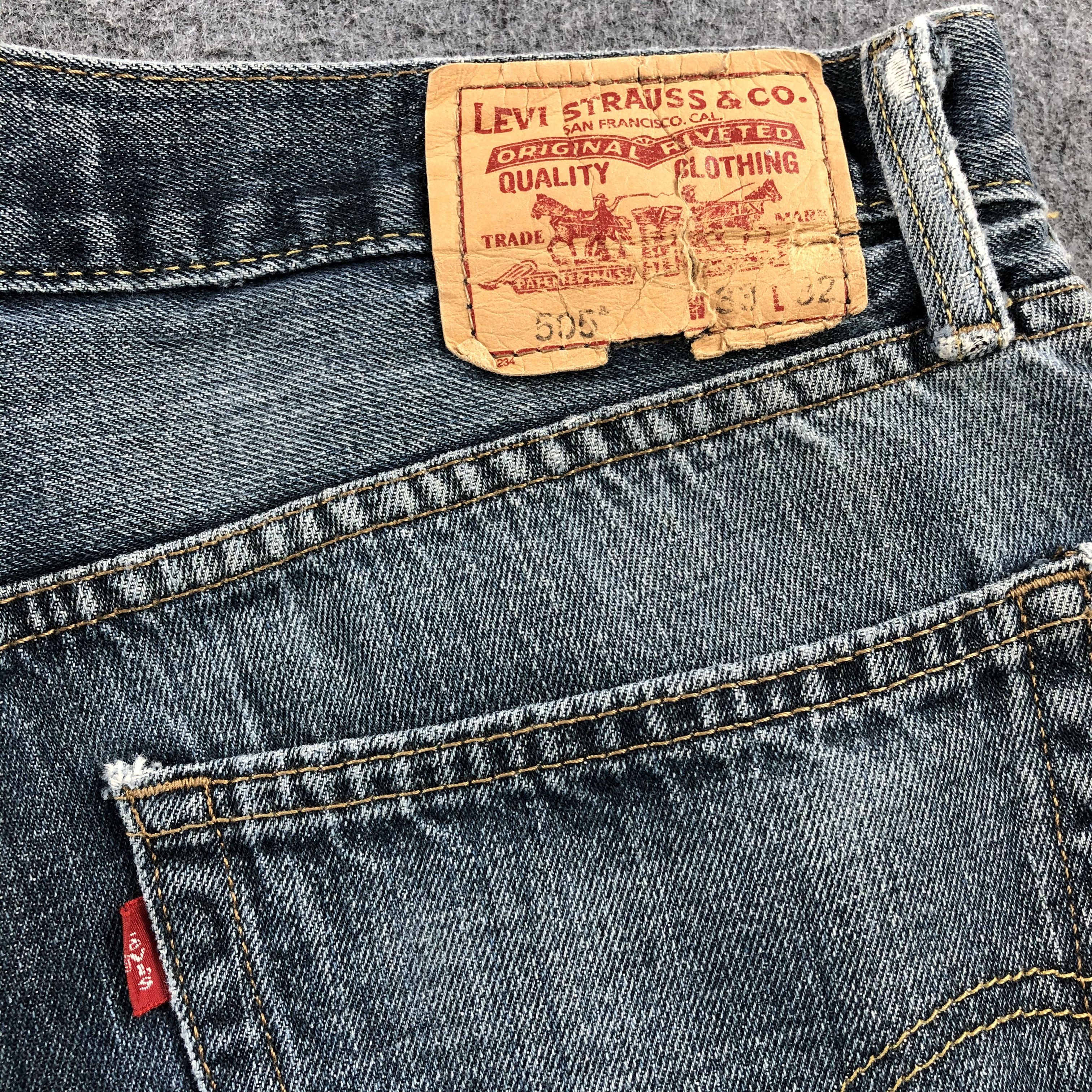 Levi's × Vintage Vintage Levis 505 Jeans-JM1221 Size US 35 - 6 Thumbnail